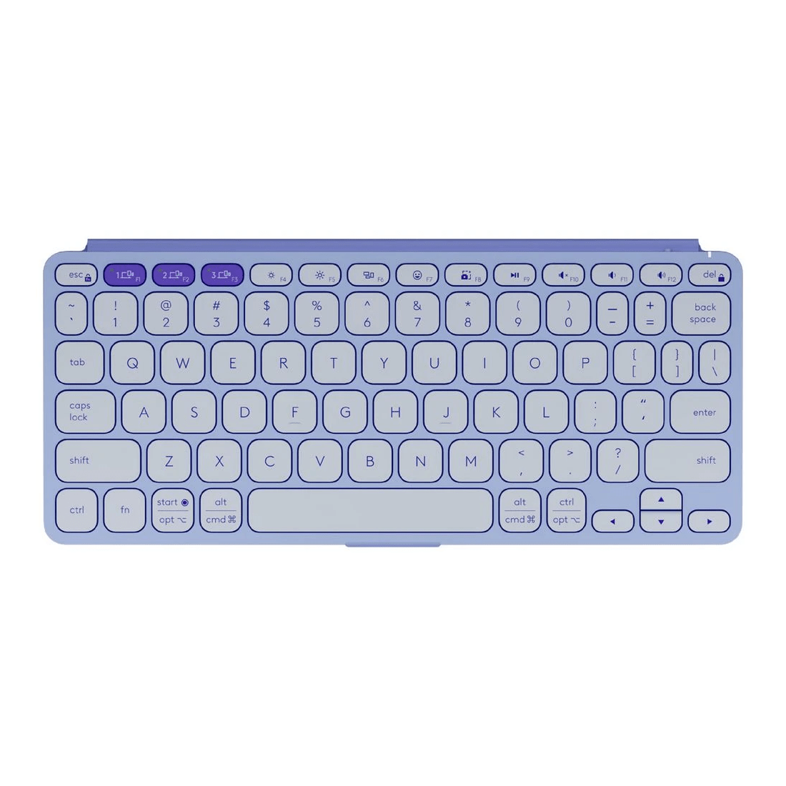 1 Logitech Keys-To-Go 2 Wireless Keyboard Lilac, 1 of 10