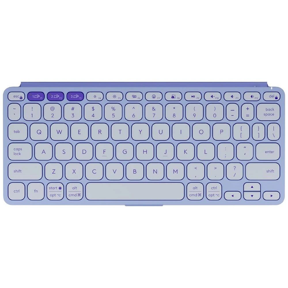 1 Logitech Keys-To-Go 2 Wireless Keyboard Lilac, 1 of 10