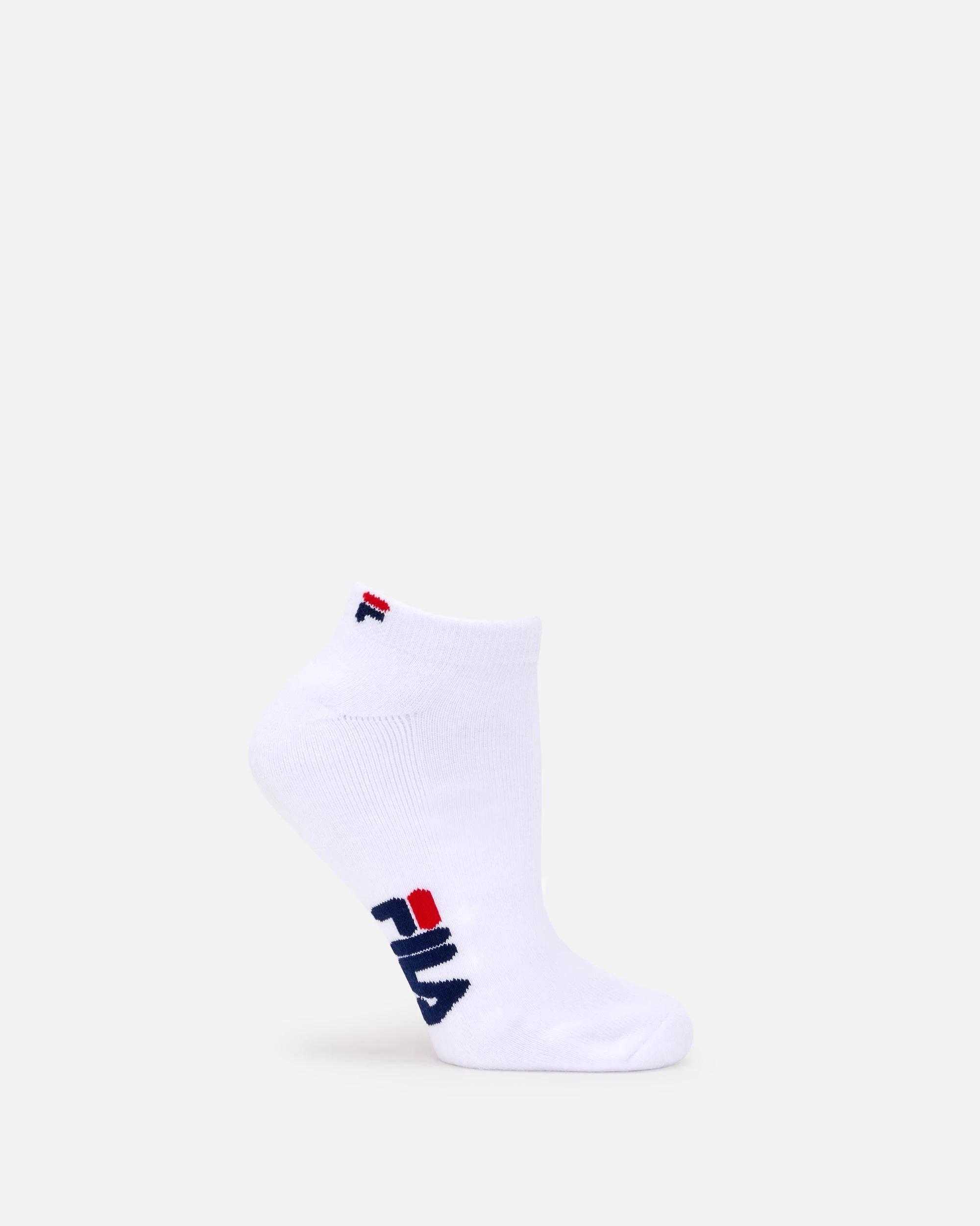 3 Fila Ankle 3 Pack Socks WHITE, 3 of 4