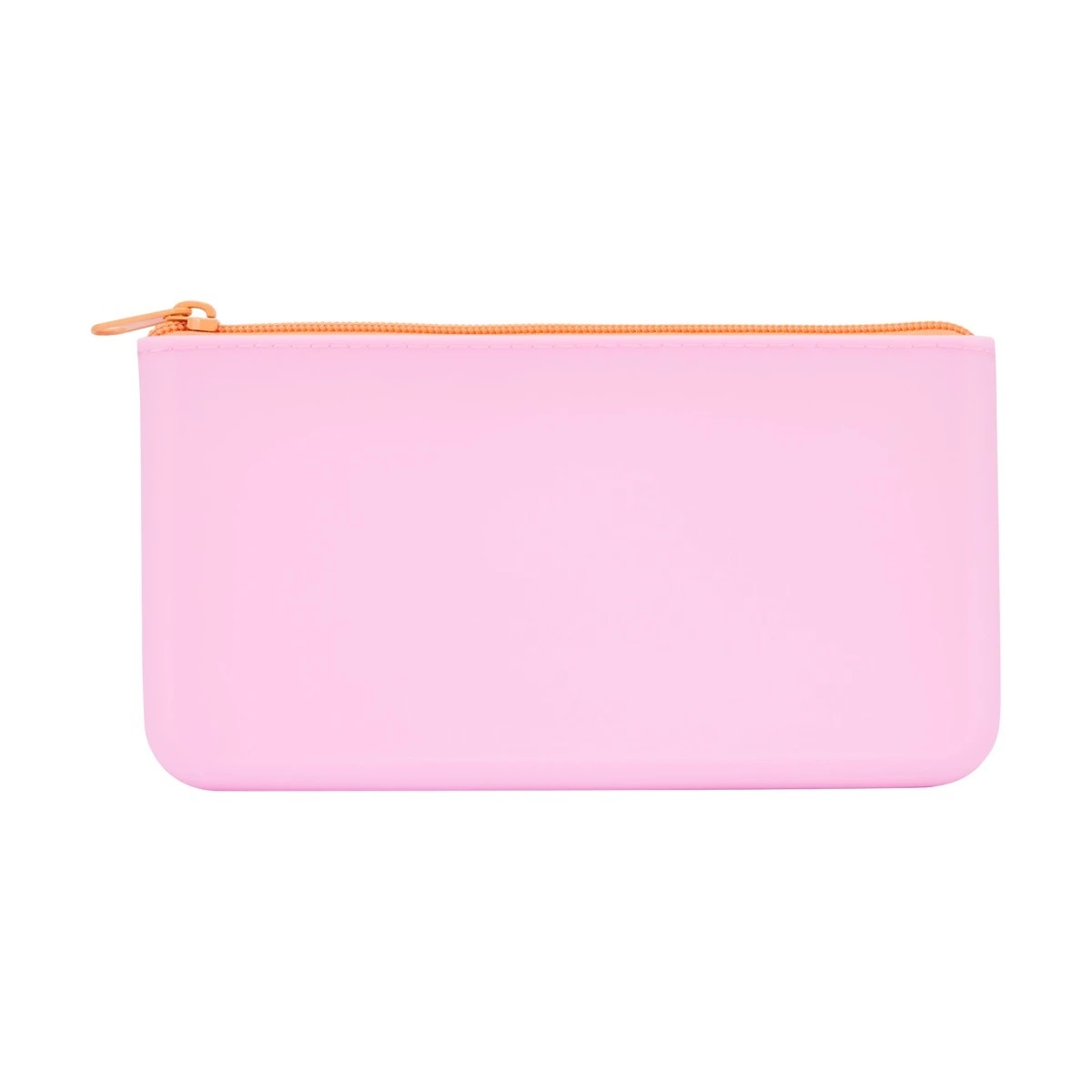 1 Silicone Pouch Pencil Case - Pink, 1 of 7