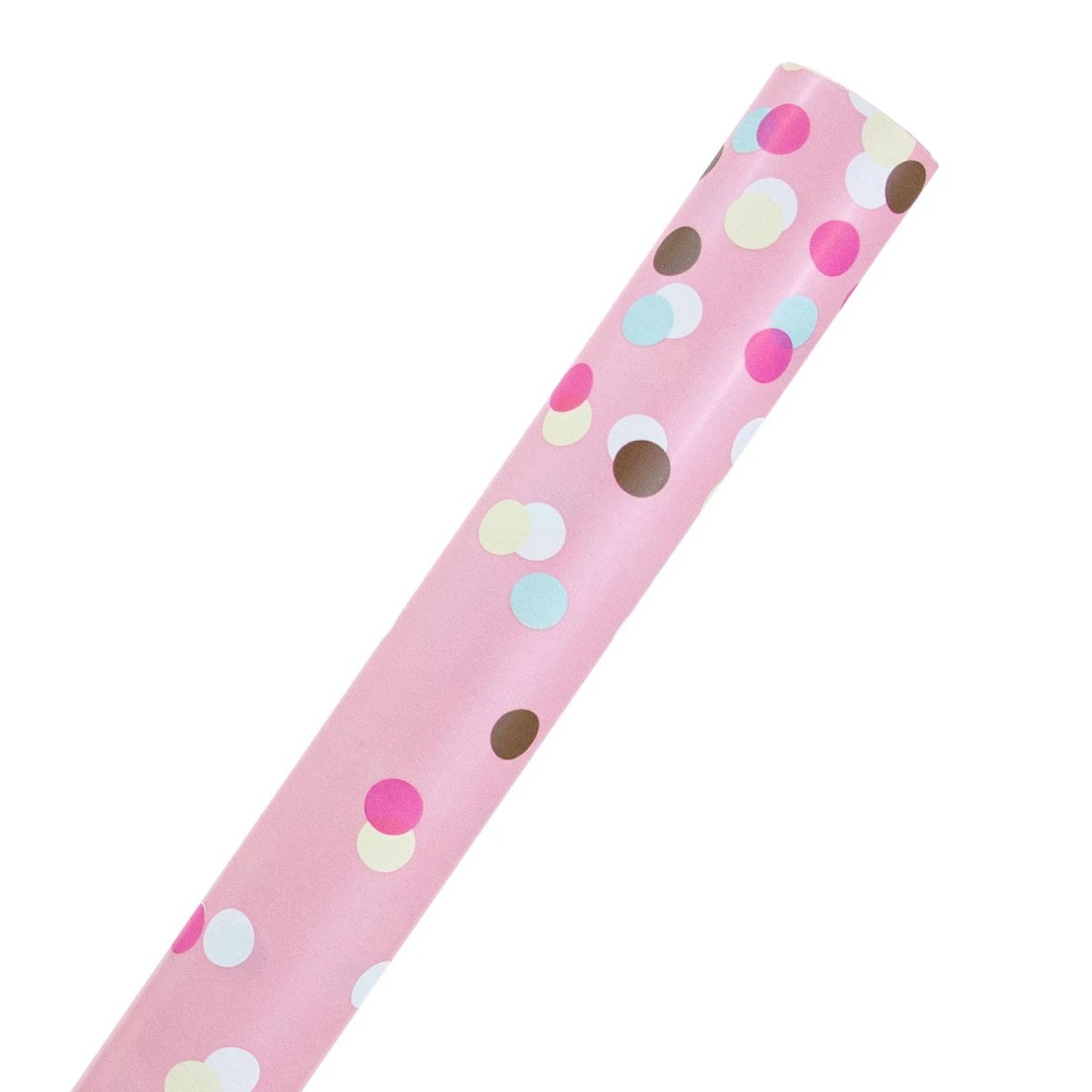 3 Hallmark Gift Wrap Roll - Pink Confetti, 3 of 3