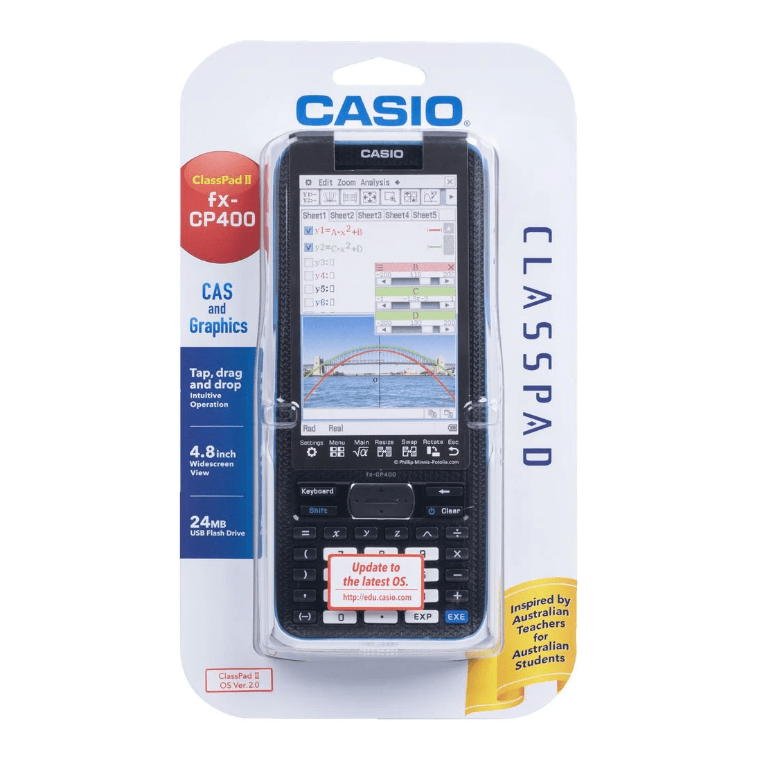 3 Casio Classpad Colour CAS Calculator fx-CP400, 3 of 4
