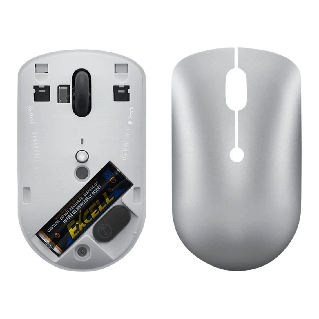 6 Lenovo 540 USB-C Wireless Mouse Cloud Grey, 6 of 7