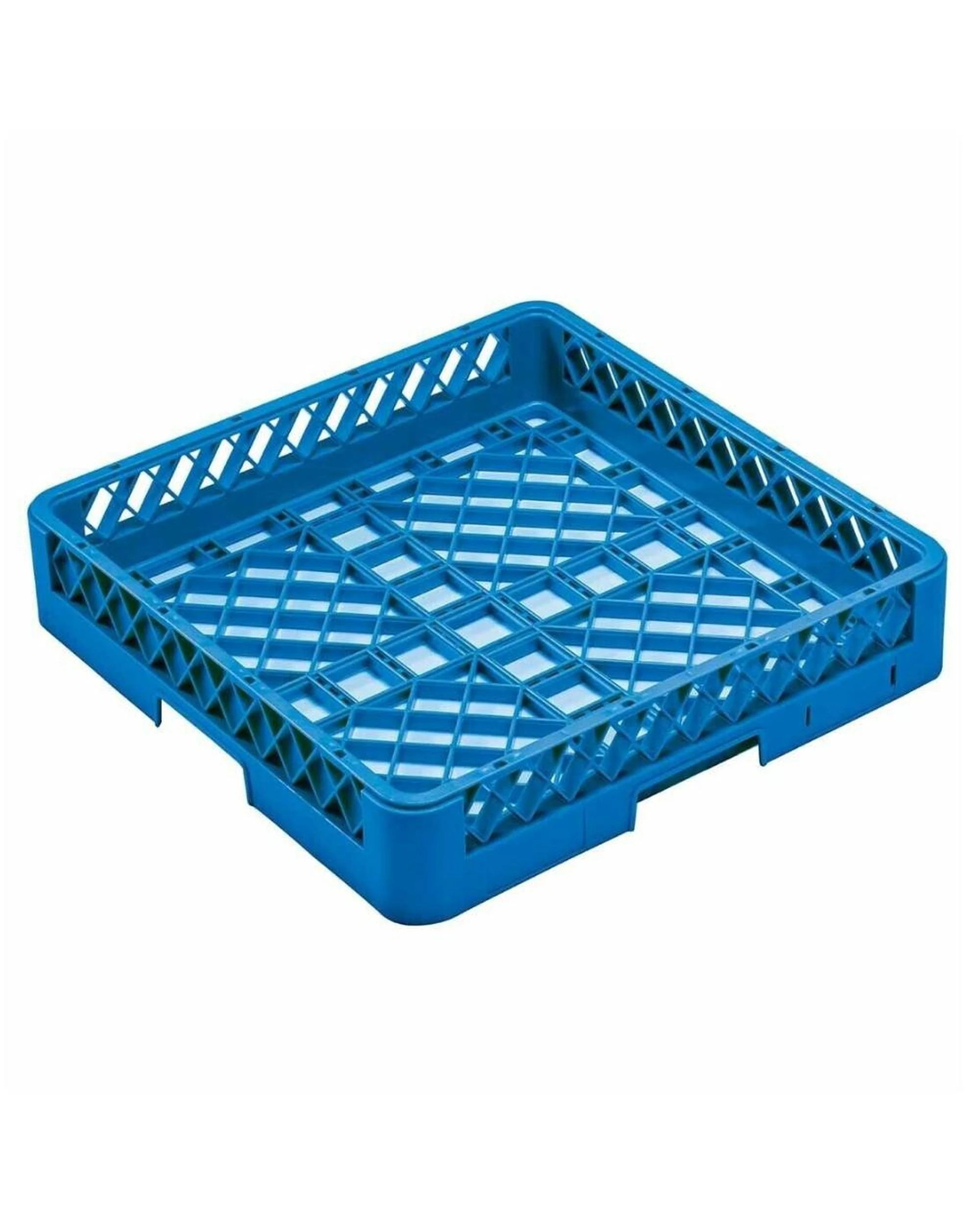 1 Caterrax Commercial Dishwasher Open Cup Rack 500x500x100mm Blue, 1 of 1