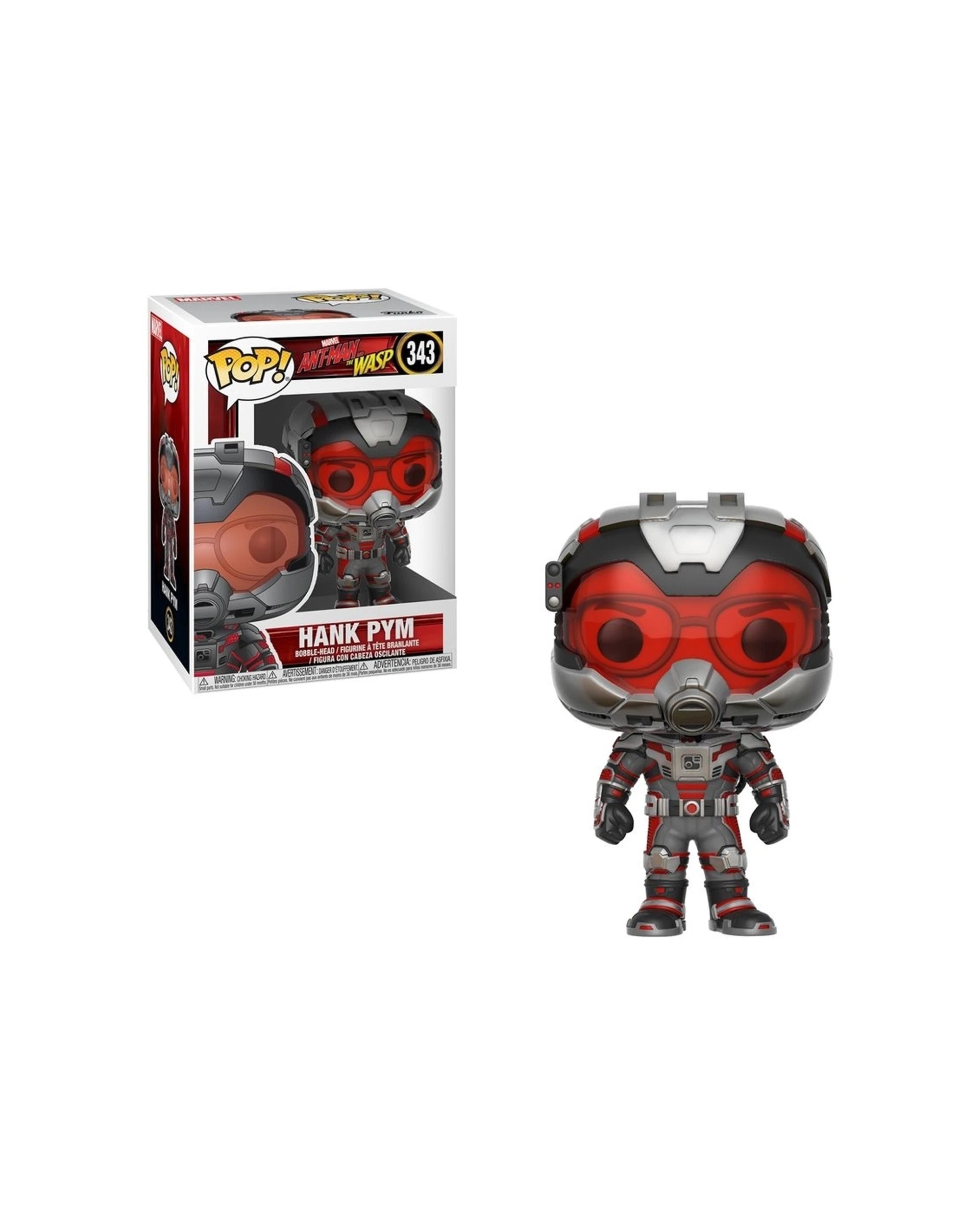 1 Pop Ant-Man 2 - Hank Pym Vinyl Action Figure 10cm Pop Vinyl Collectible - Multi, 1 of 3