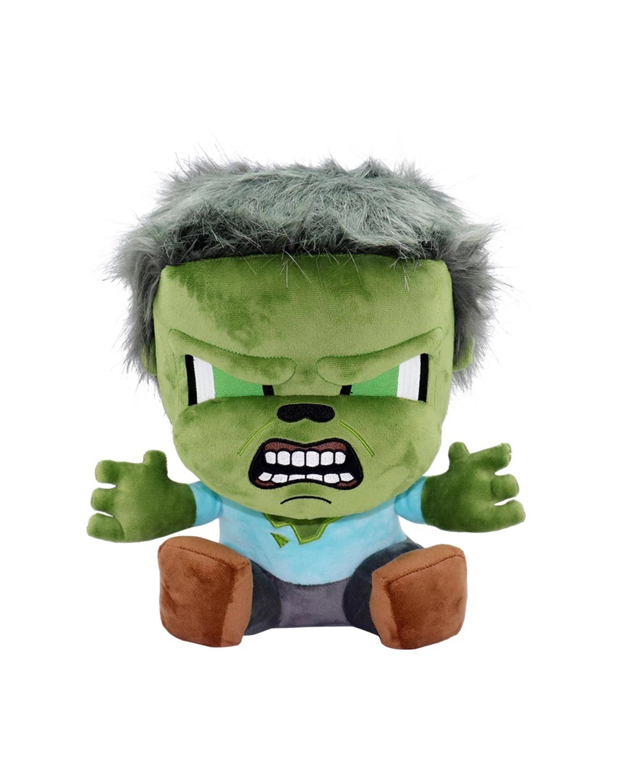 1 A Minecraft Movie - Zombie Kid 14" Plush - Multi, 1 of 3