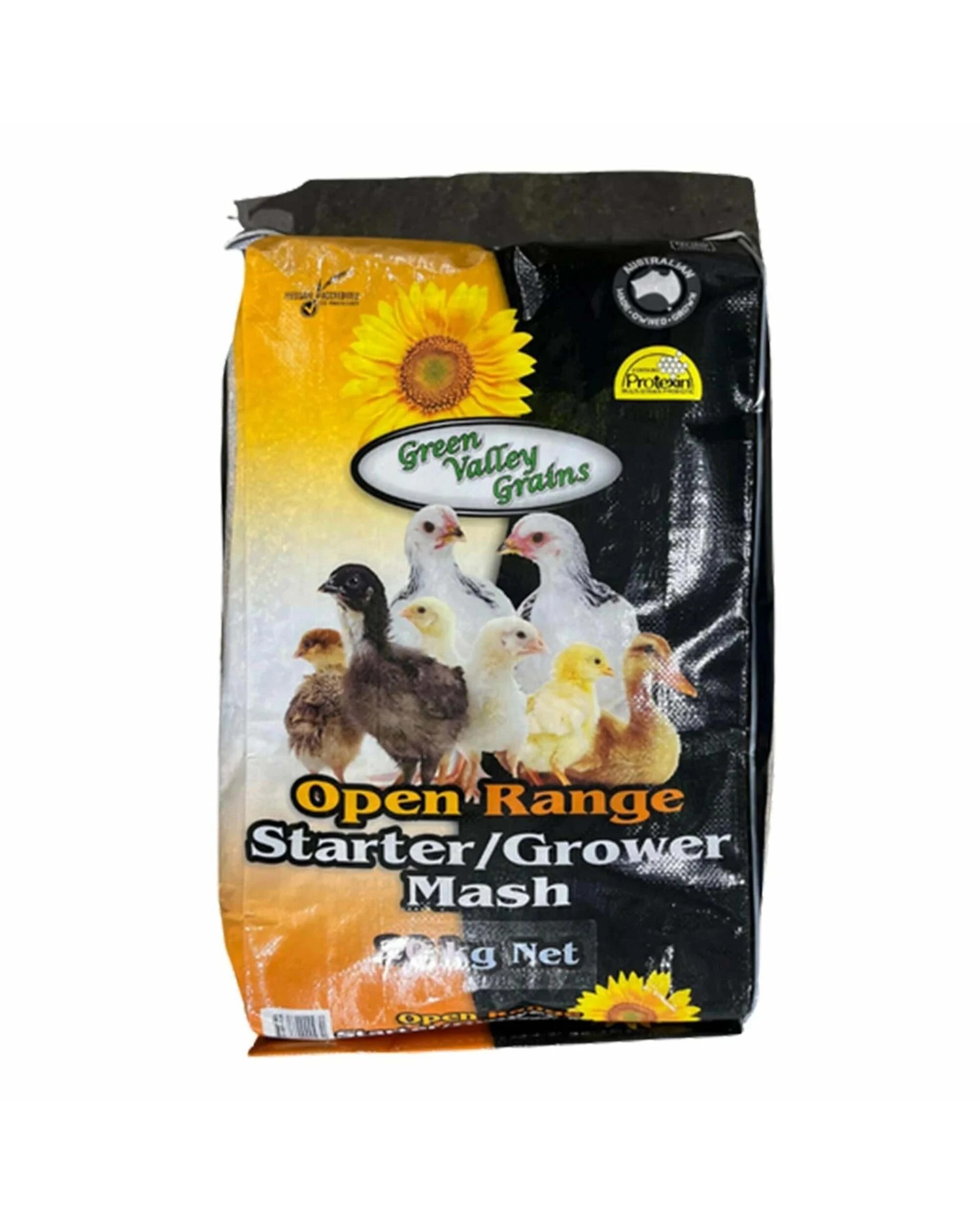 1 Green Valley Open Range Starter Grower Mash For Poultry 20kg, 1 of 1