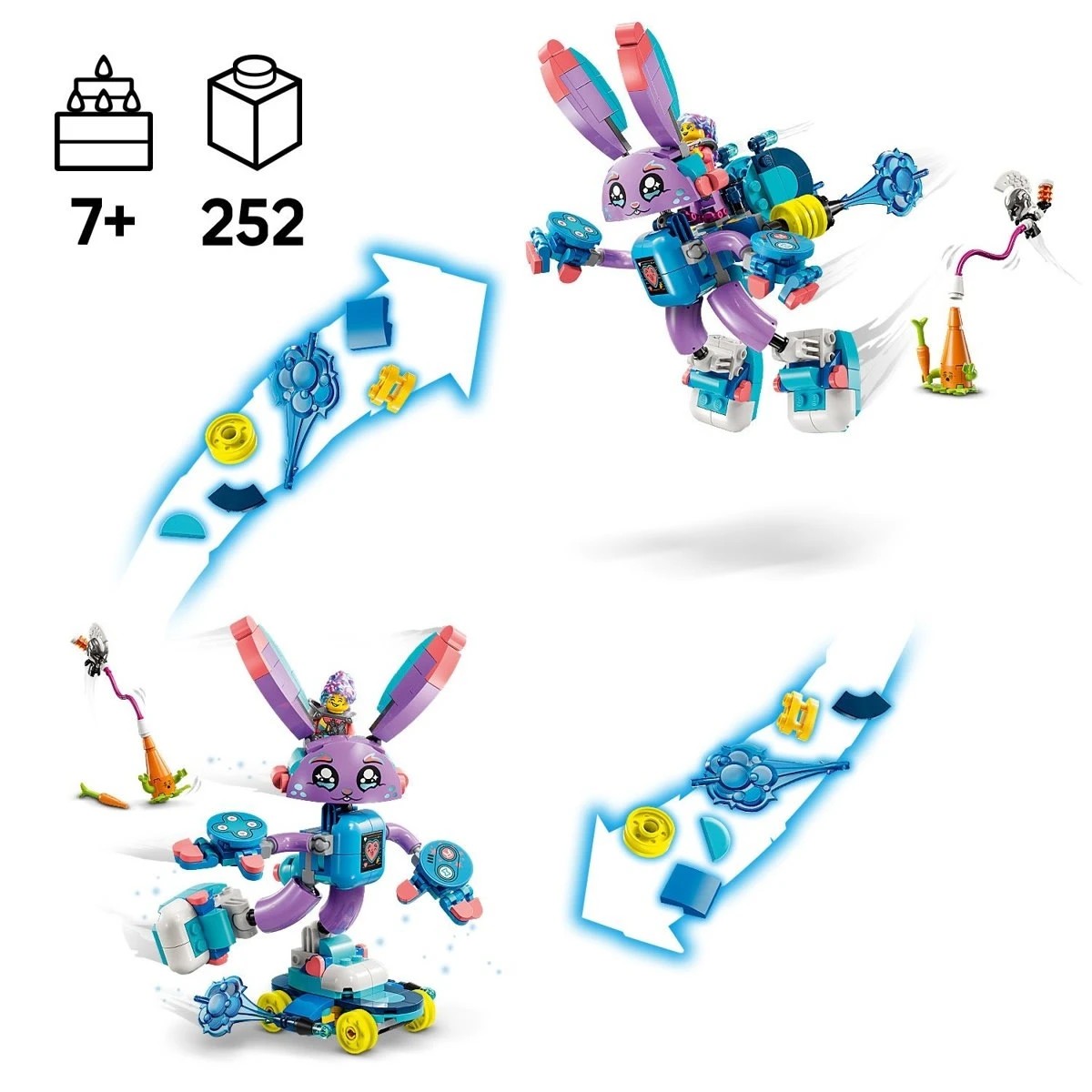 4 LEGO DREAMZzz Izzie and Bunchurro the Gaming Bunny 71490, 4 of 10