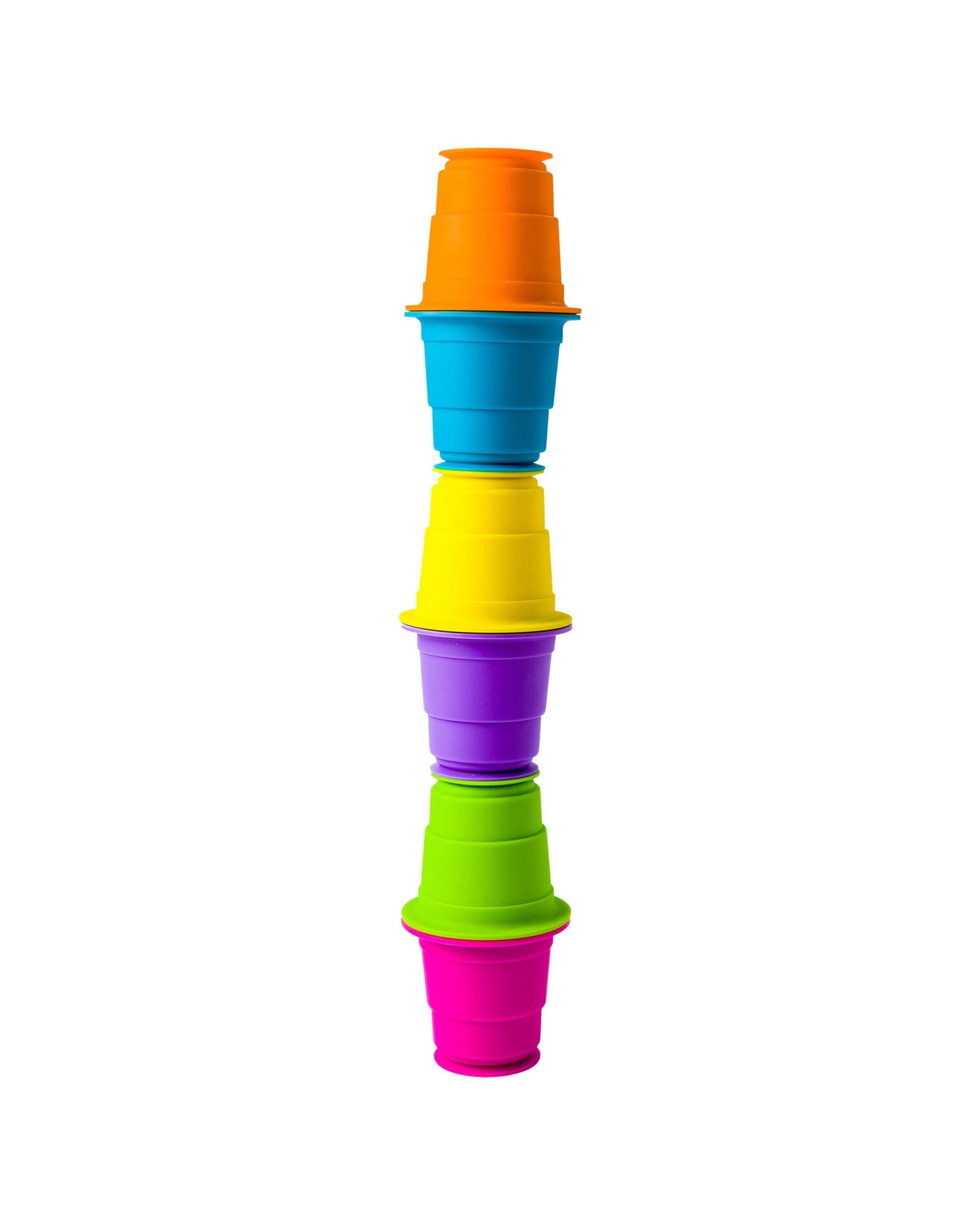 5 Fat Brain Toy Co Suction Kupz Set Of 6 Silicone Cups For Sensory Play - Multi, 5 of 8