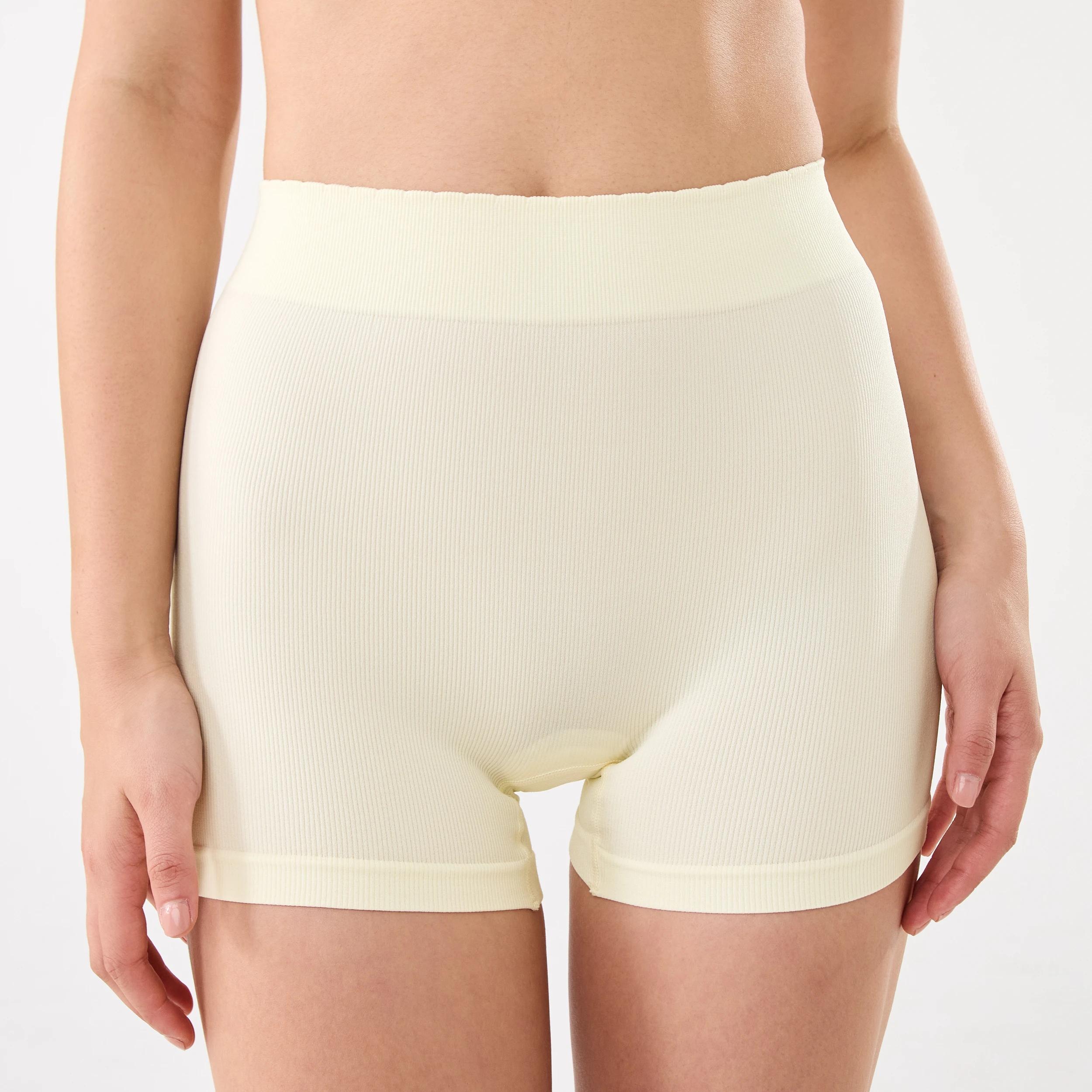 5 3 Pack Seamfree Rib Boyleg Shorties Lemoncello, 5 of 10