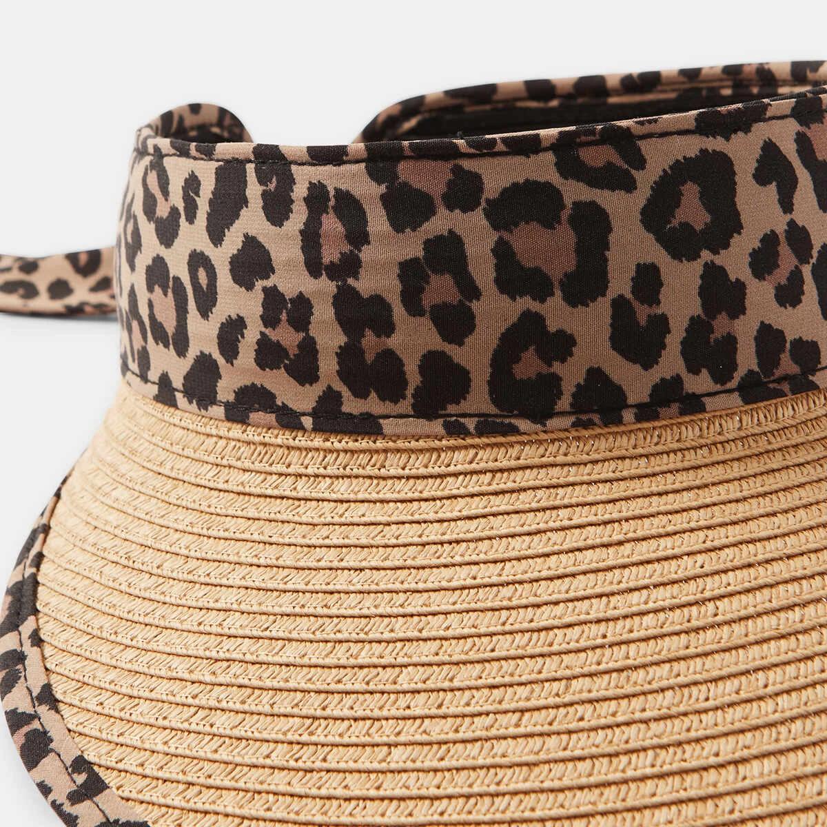 3 Leopard Trim Visor Leopard, 3 of 4