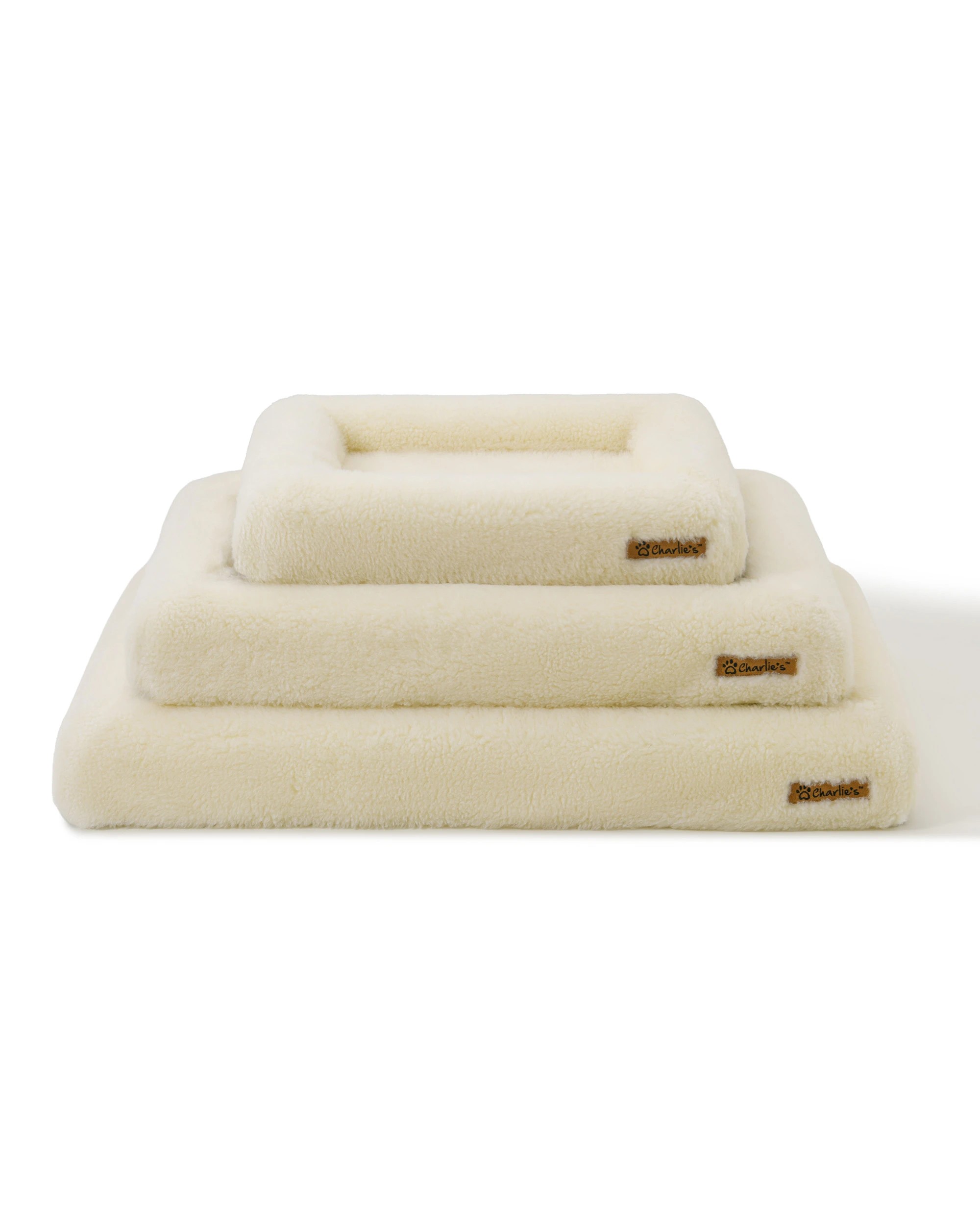 6 Charlie's Dolly Australian Wool Orthopedic Dog Bed 100x65cm Medium - Natural, 6 of 10