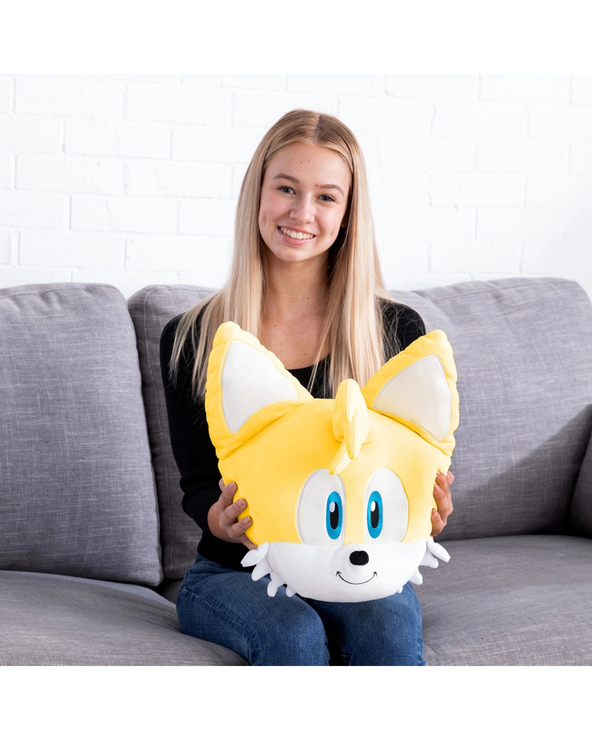 5 Mocchi Mocchi Mega Sonic the Hedgehog Tails Plush Soft Toy - Yellow, 5 of 6
