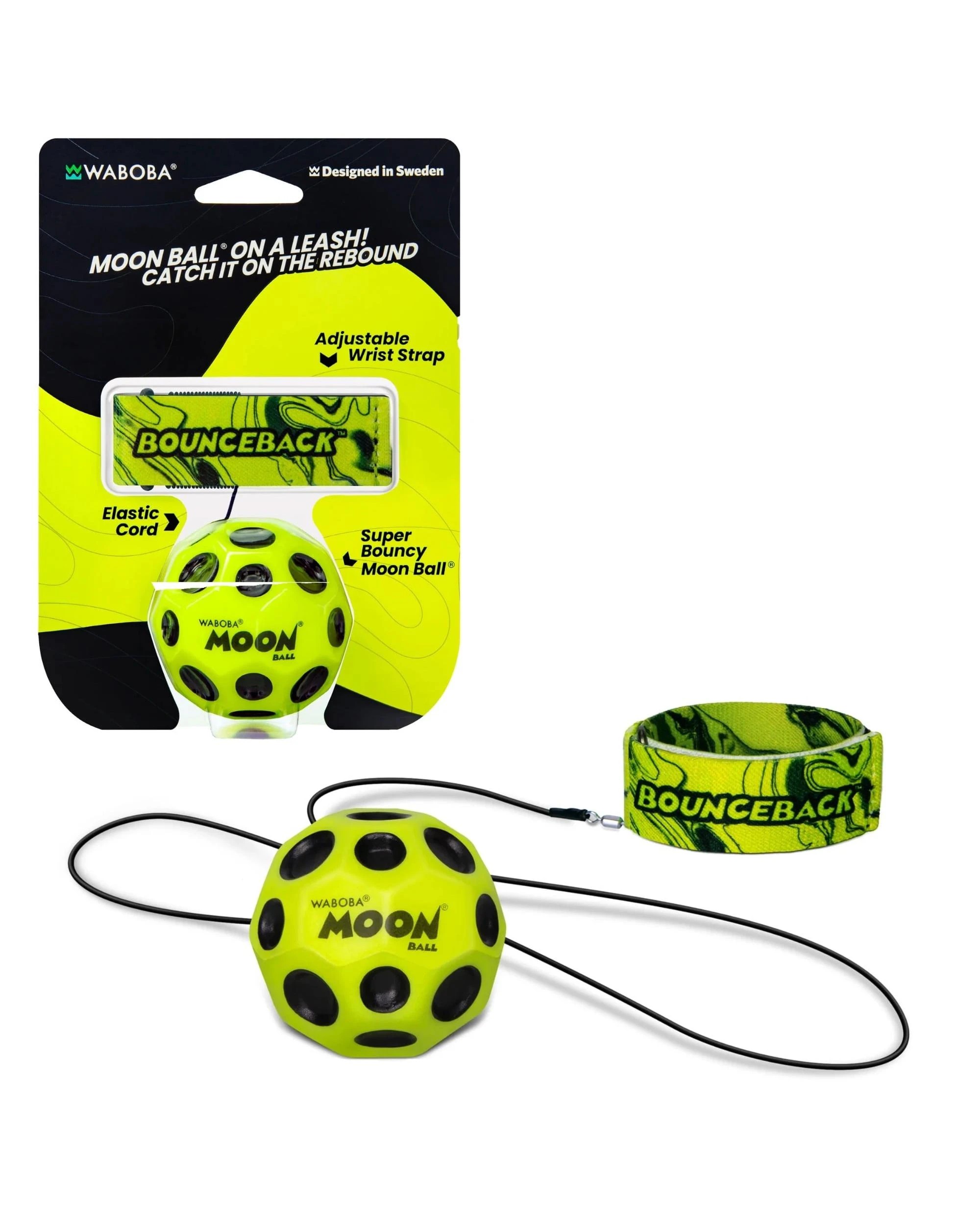 4 Waboba Bounceback X Moon Ball Assorted, 4 of 4