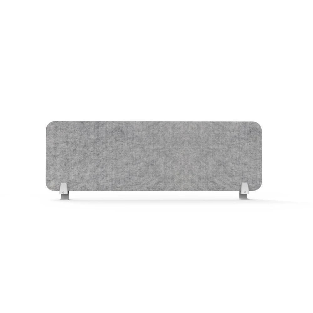 2 Furnx Eco Panel Screen Side Mount 1190 x 400 mm Grey/White Office Furnishing Accessories Workspace Screens & Partitions, 2 of 2