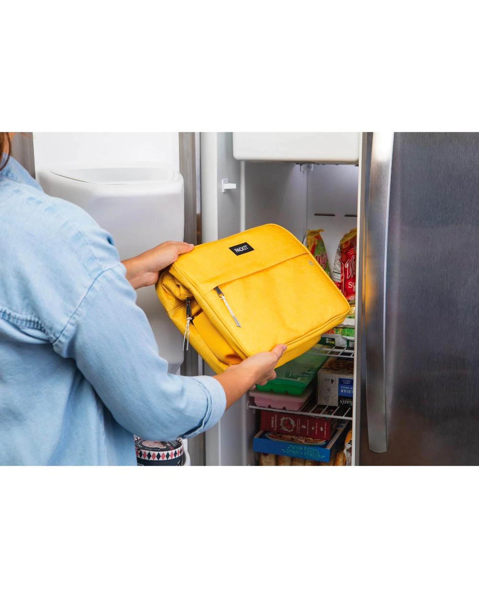 4 Packit Freezable Zuma Cooler Bag  Lemonade, 4 of 4