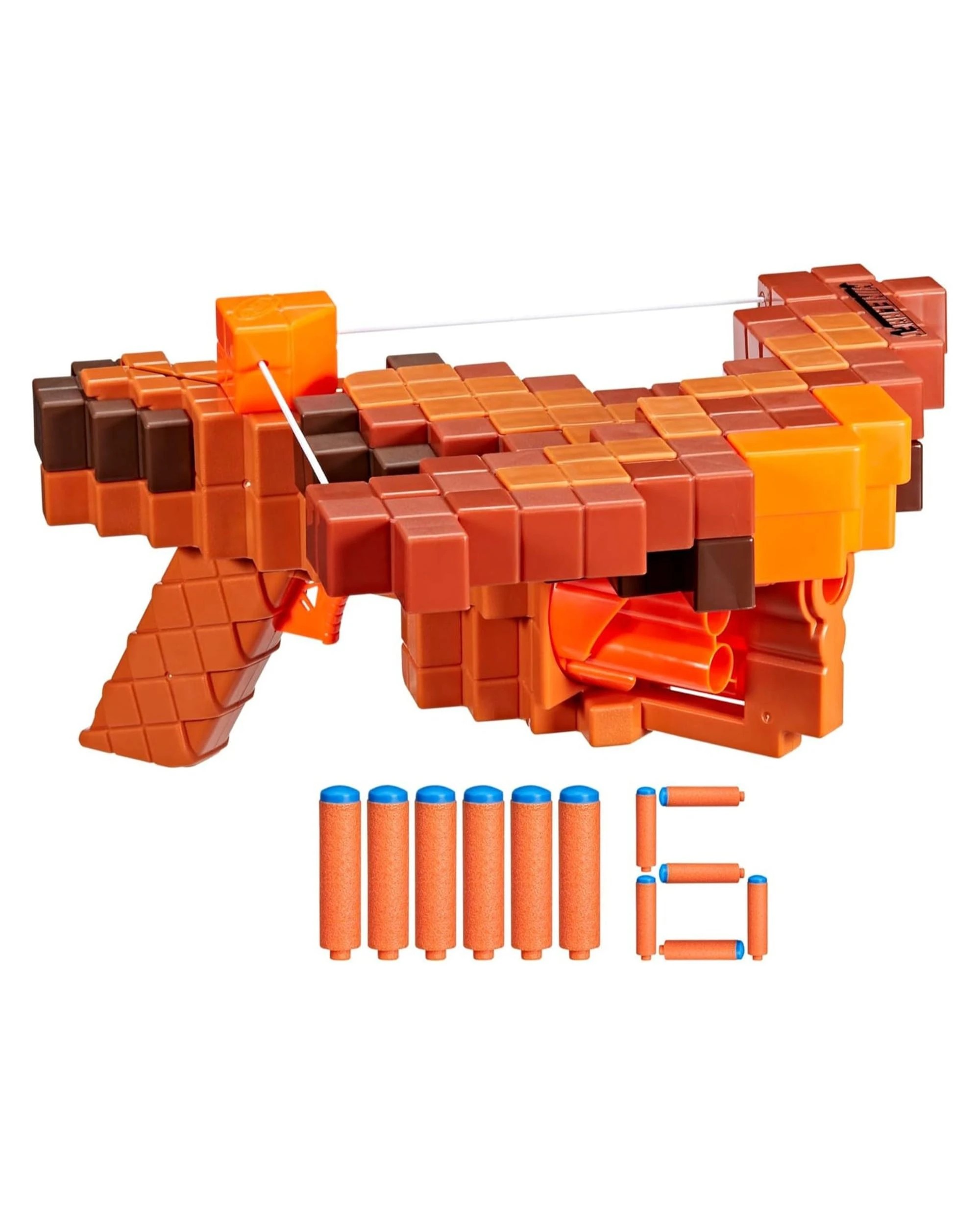 3 NERF Minecraft Pillager's Crossbow Dart Blaster, 3 of 8