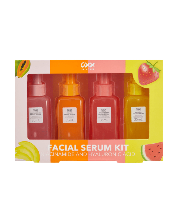 OXX Skincare Facial Serum Kit - Niacinamide and Hyaluronic Acid