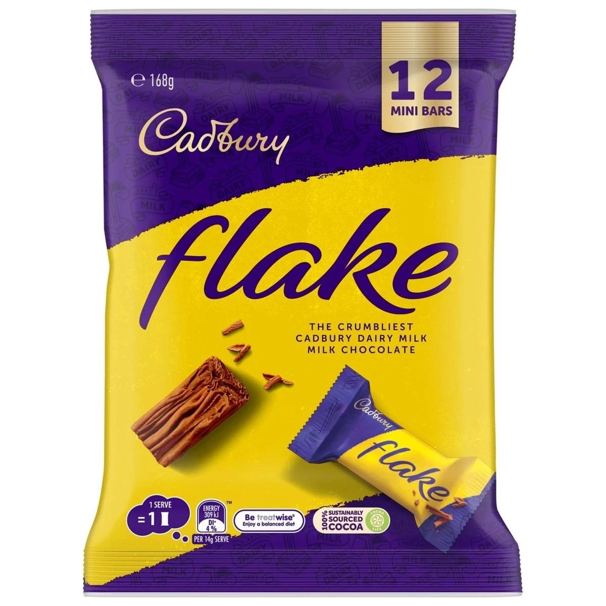 1 12 Pack Cadbury Flake Milk Chocolate 168g, 1 of 2