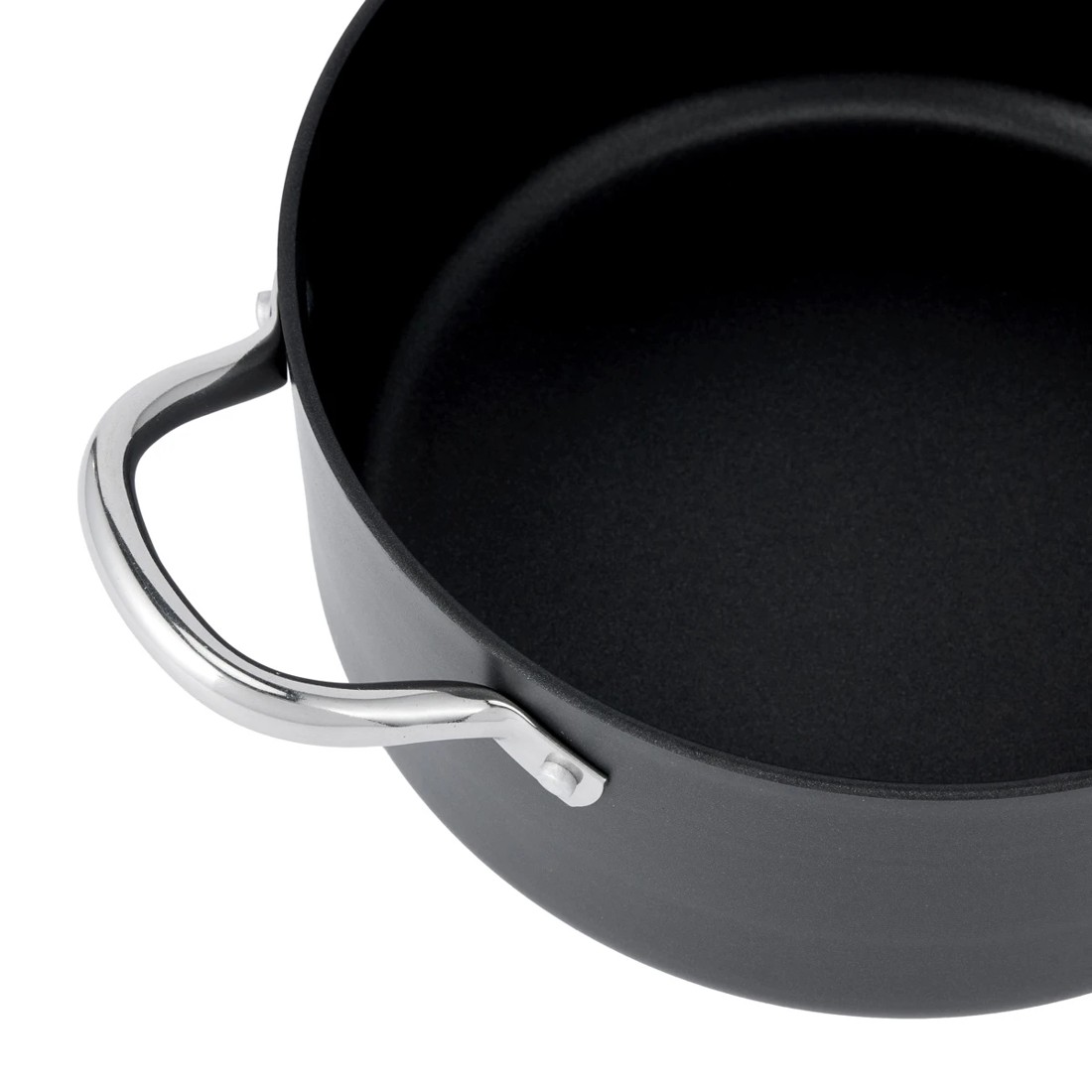 3 24cm Hard Anodised Non-Stick Casserole, 3 of 6