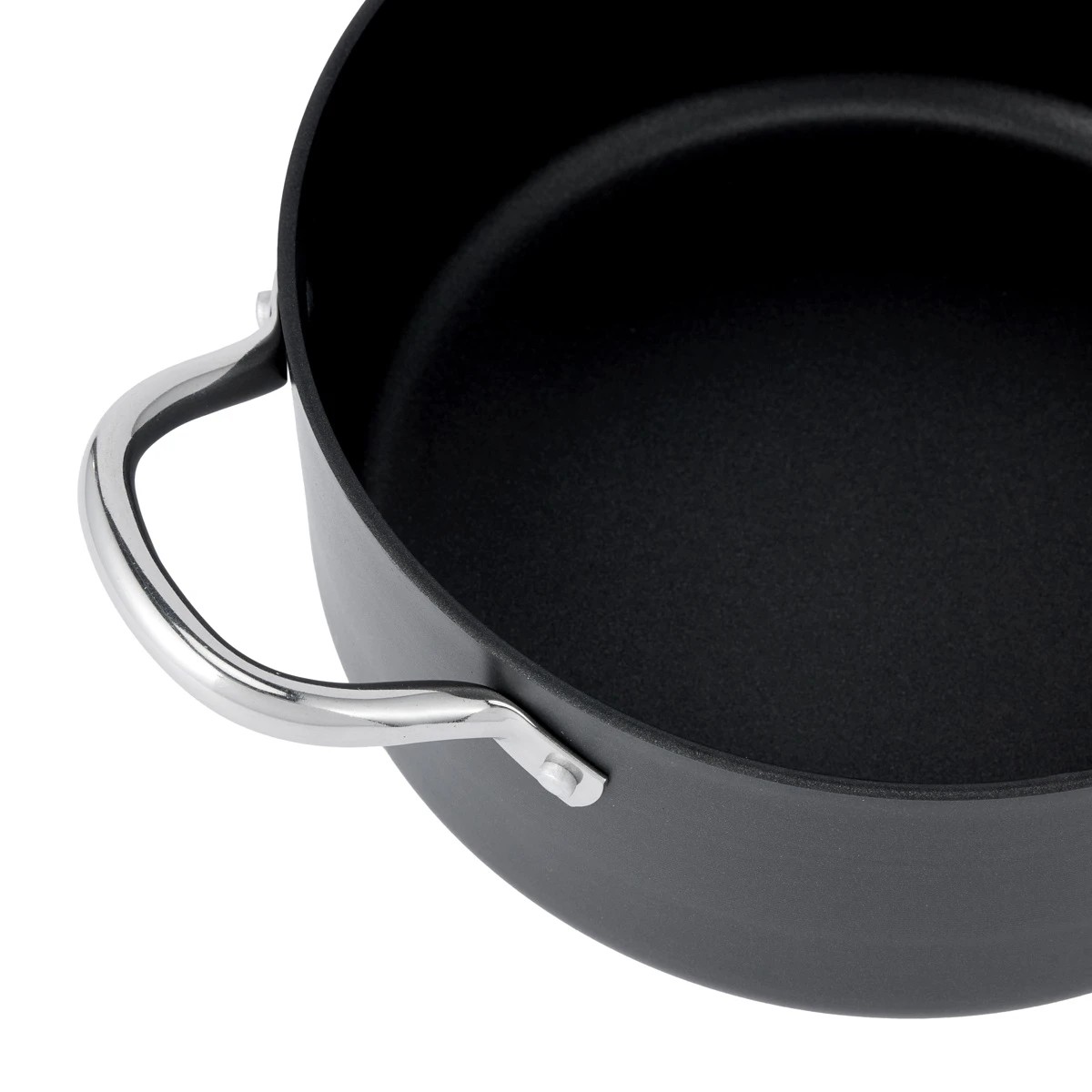 3 24cm Hard Anodised Non-Stick Casserole, 3 of 6