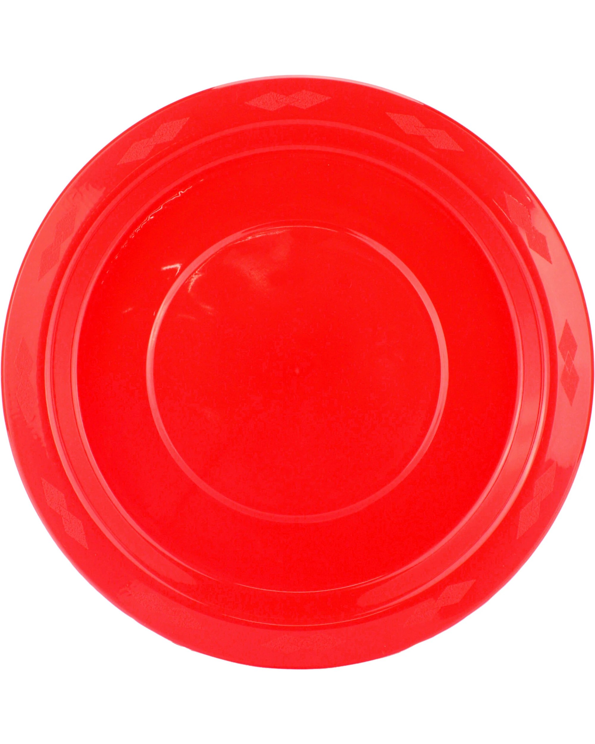 1 Alpen 23cm Reusable Plates Pack of 20 - Red - Red, 1 of 3