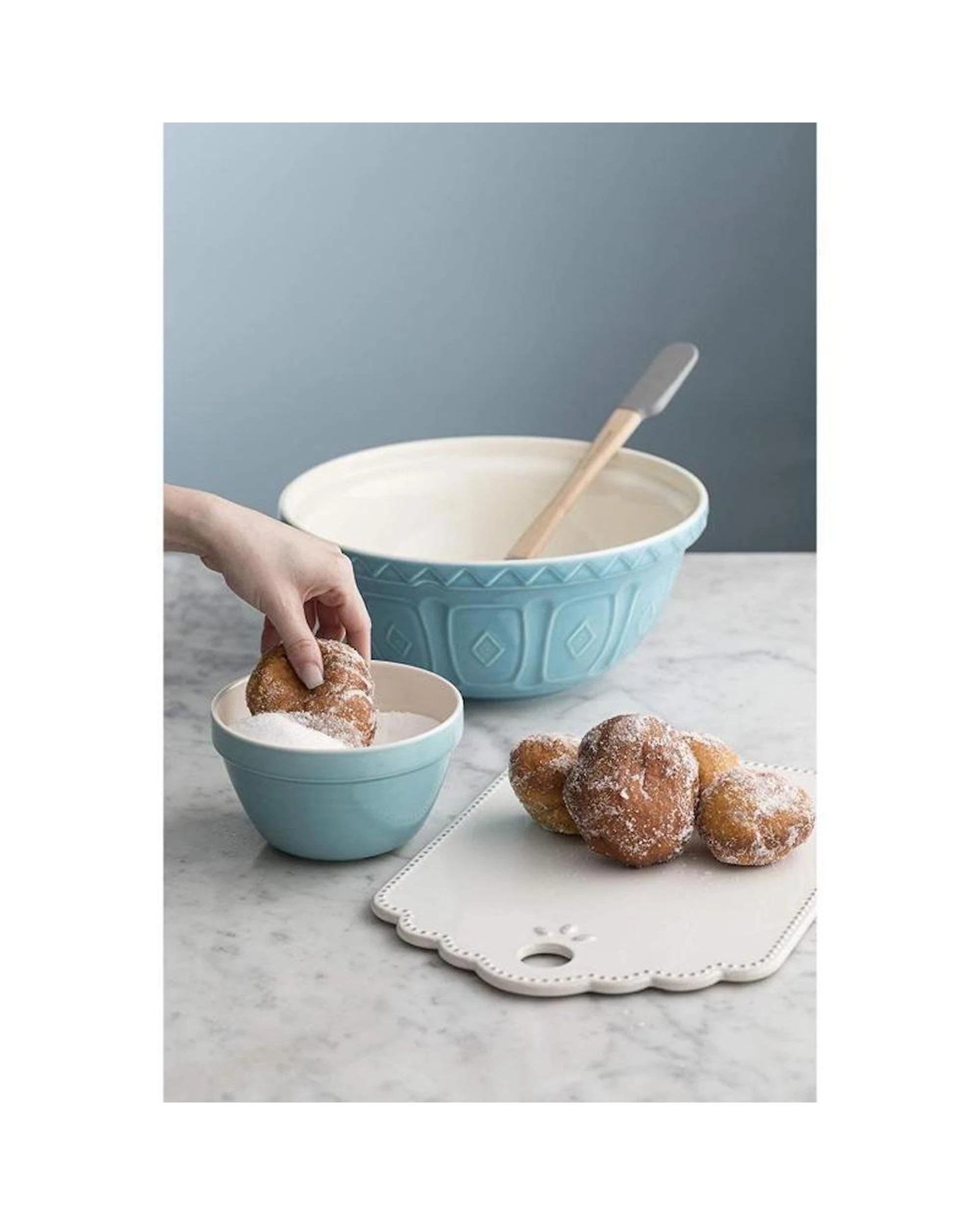 3 Mason Cash Colour Mixing Bowl 29cm  Turquoise - Green, 3 of 6