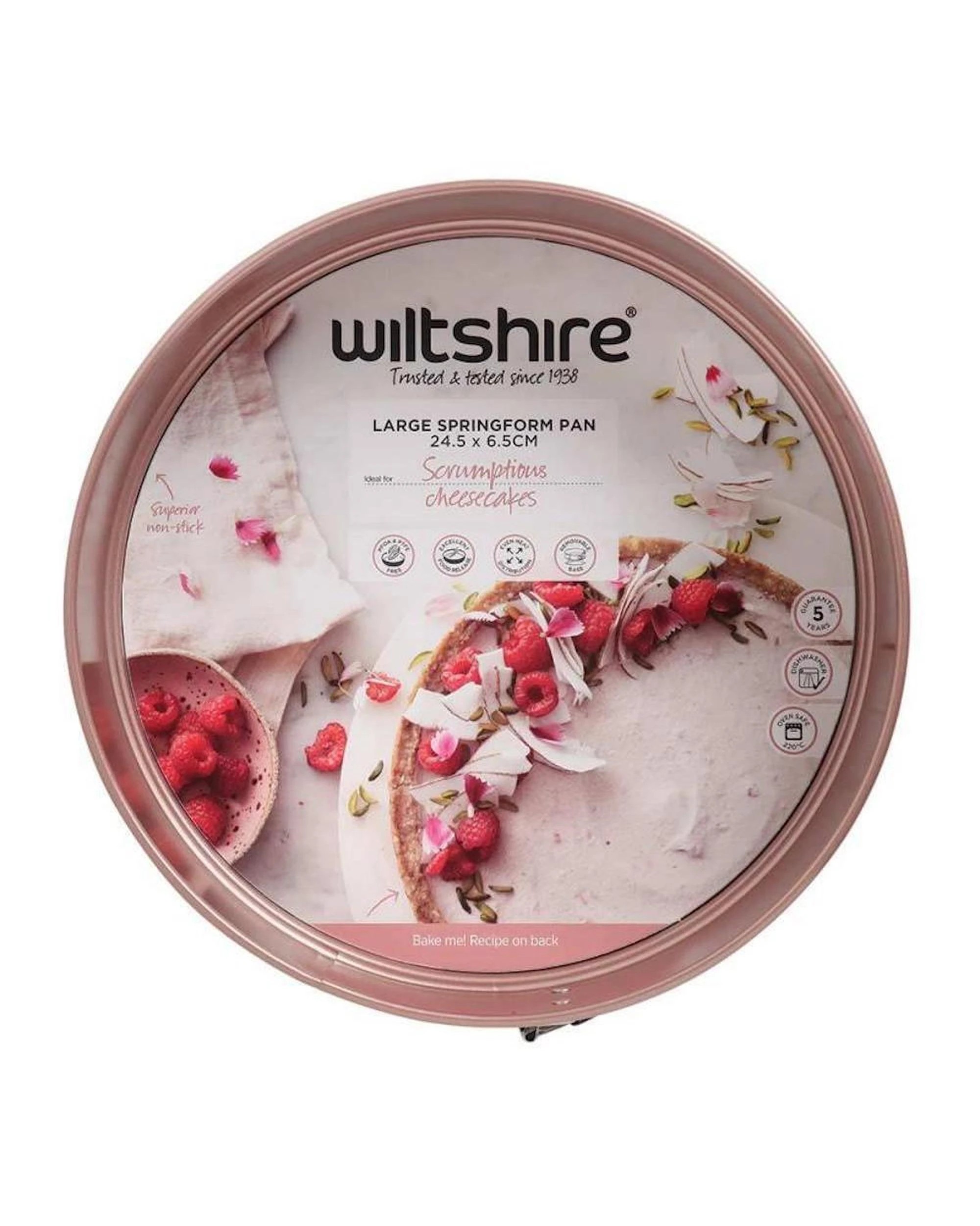 1 Wiltshire Rose Gold NonStick Springform Pan 24.5 x 6.5cm, 1 of 3