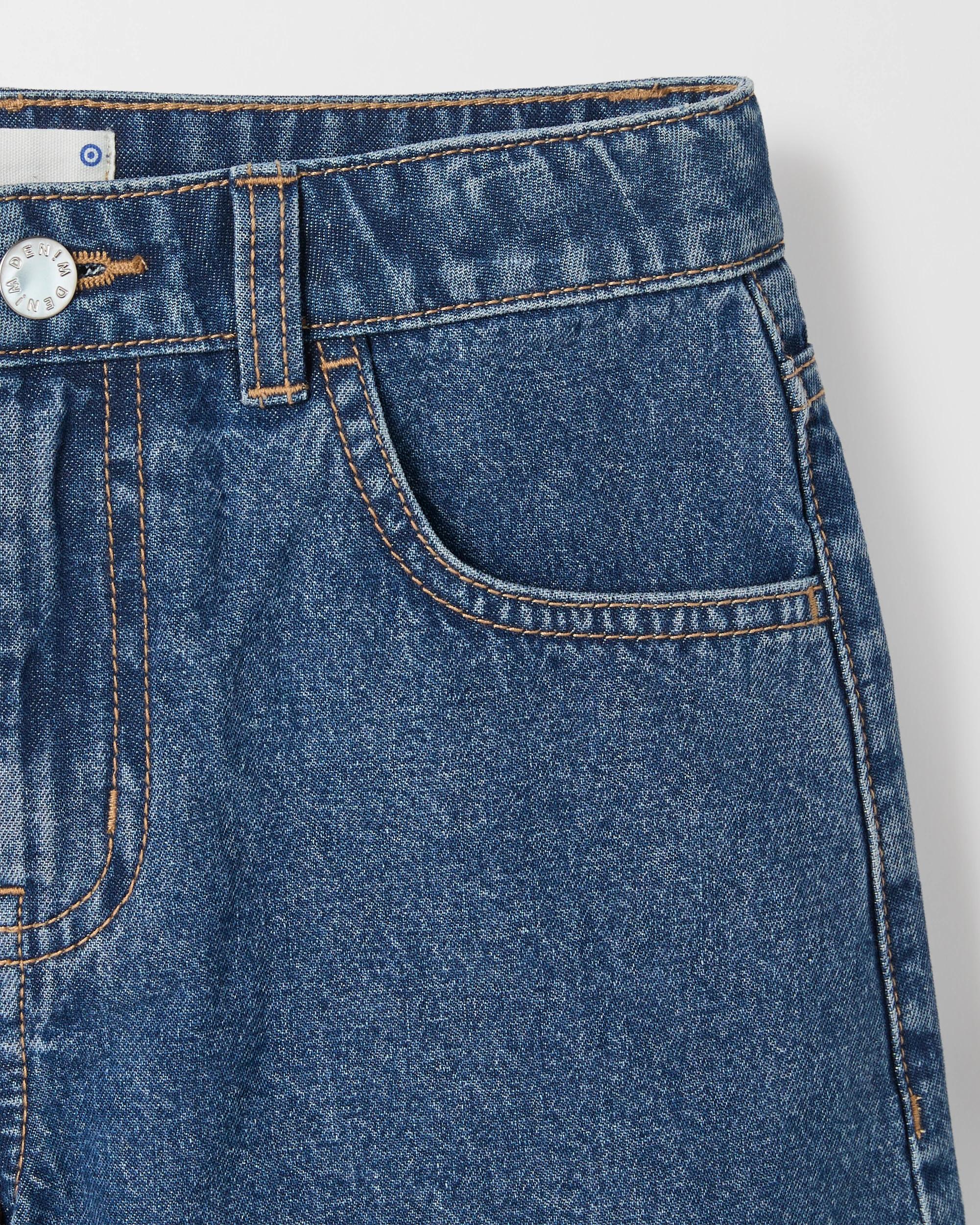 6 Target Denim Denim Shorts MID WASH, 6 of 6