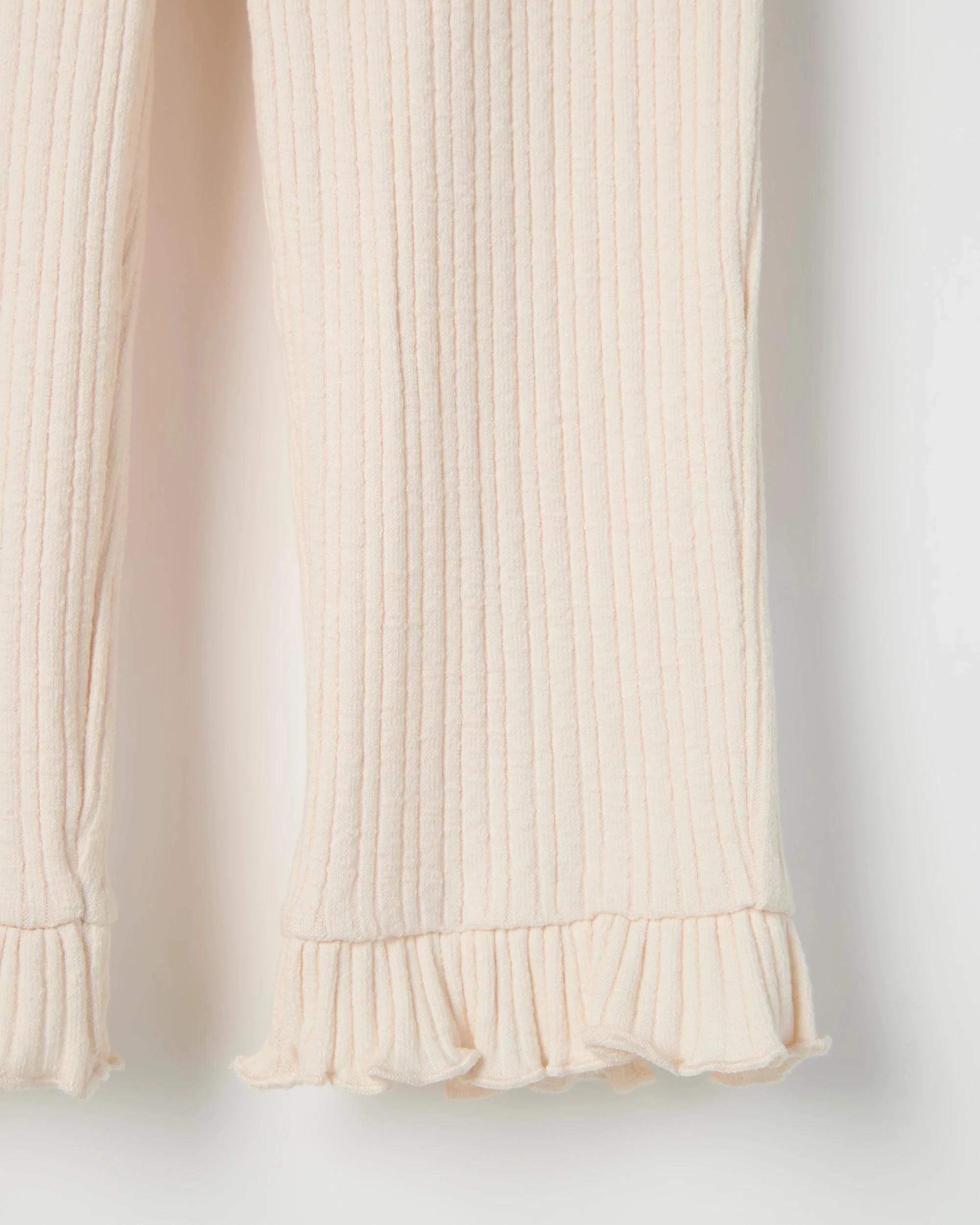 6 Target Baby Baby Rib Cardigan and Pants Set CREAM, 6 of 6
