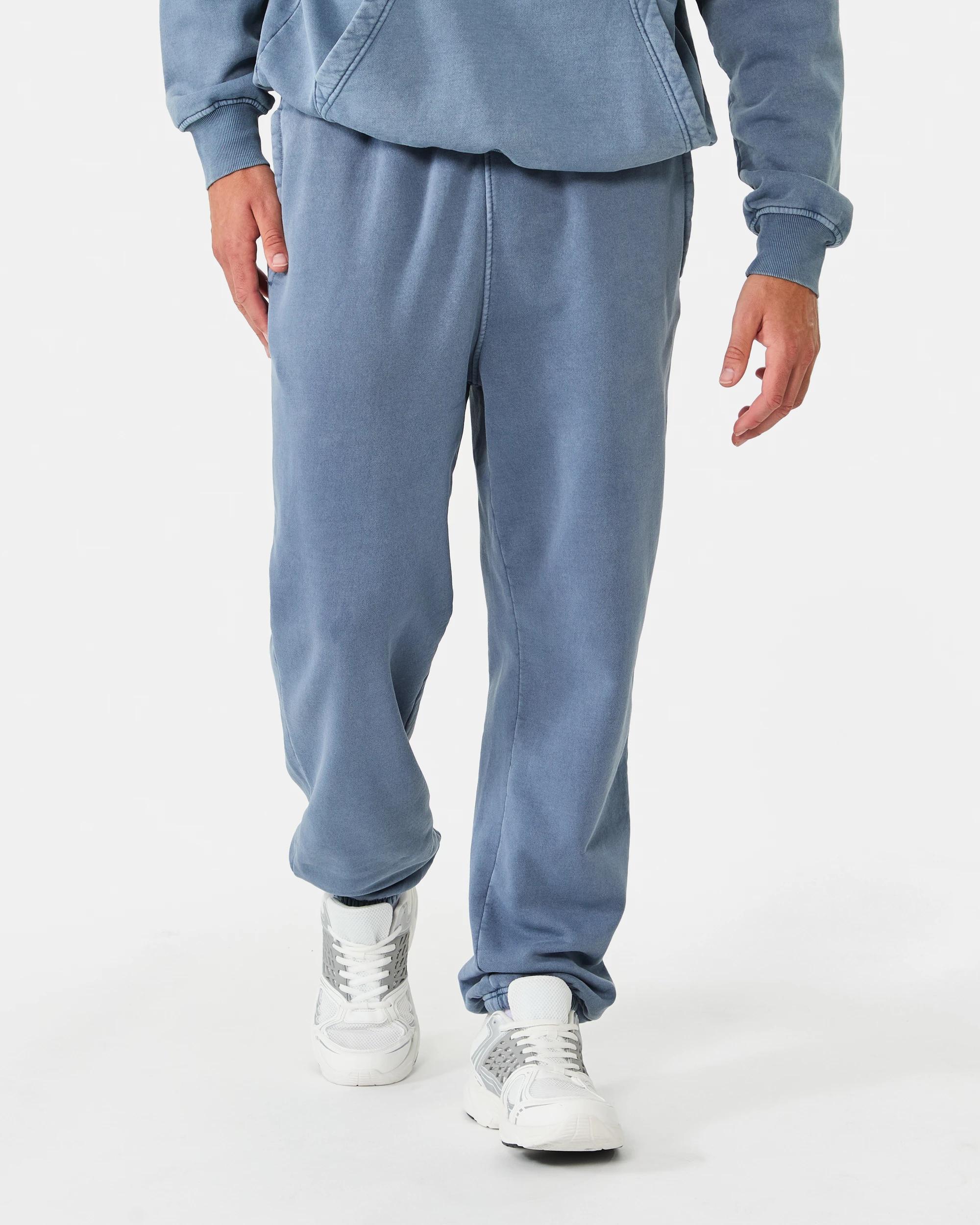 1 Garment Dyed Trackpants Chinablue, 1 of 8
