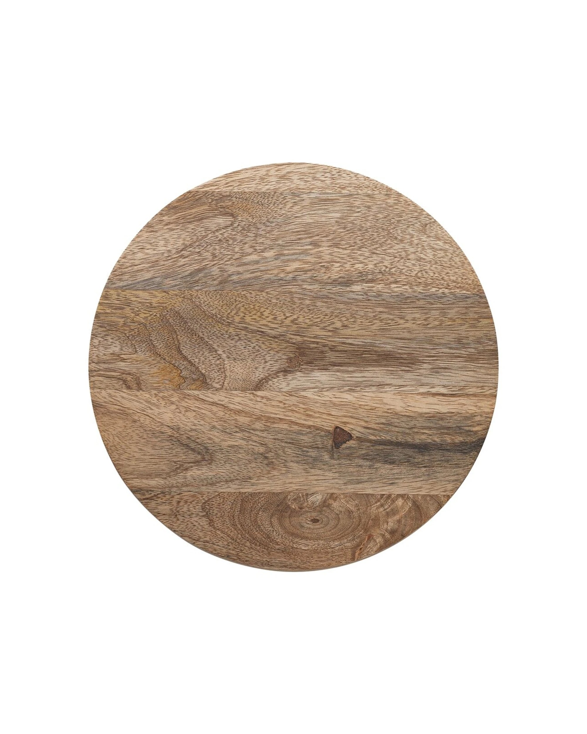 2 Ecology Drift Footed Mango Wood Raised Serving Bowl 25x9cm, 2 of 3