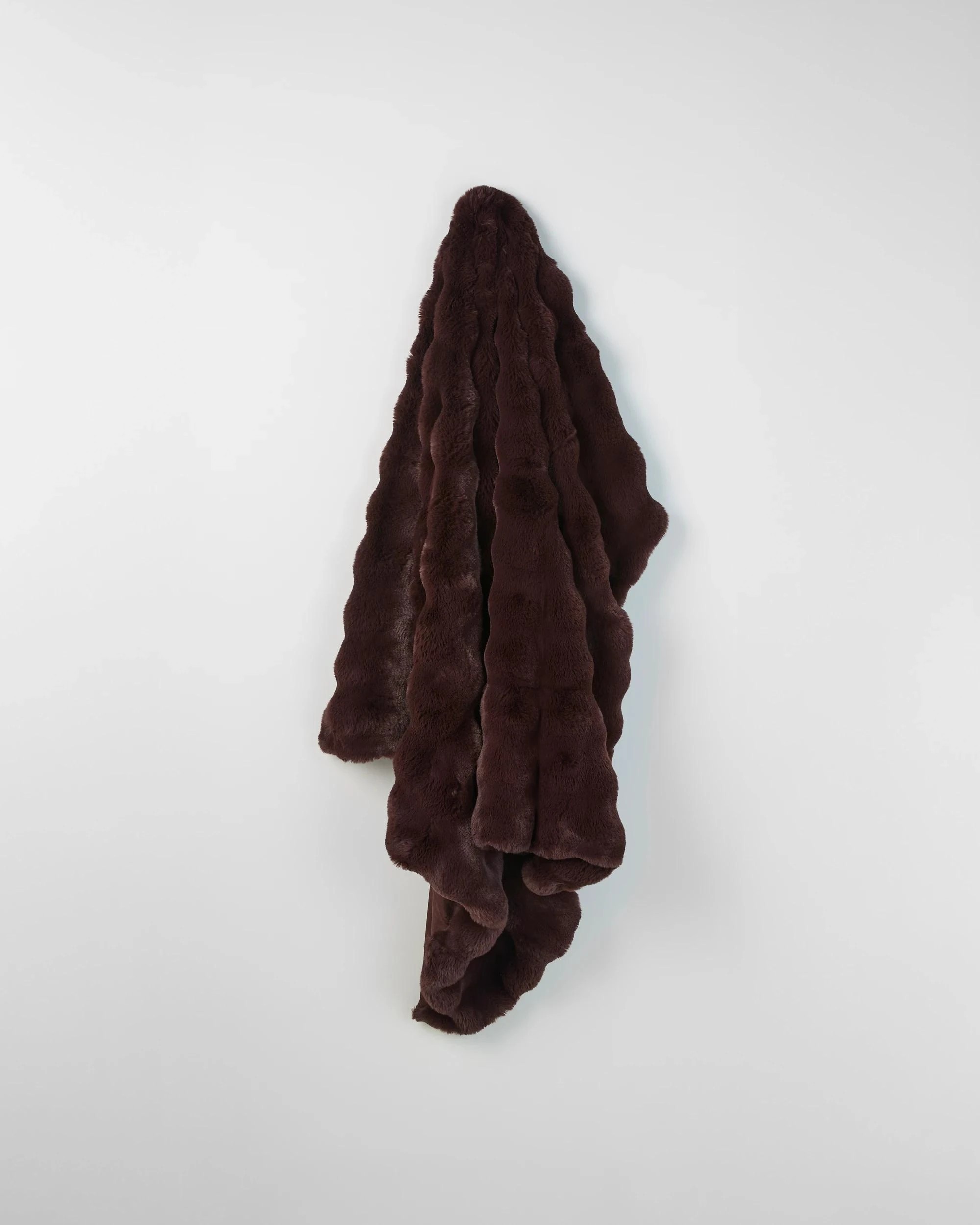 3 Target Ella Faux Fur Throw - Queen Bed - Brown, 3 of 3
