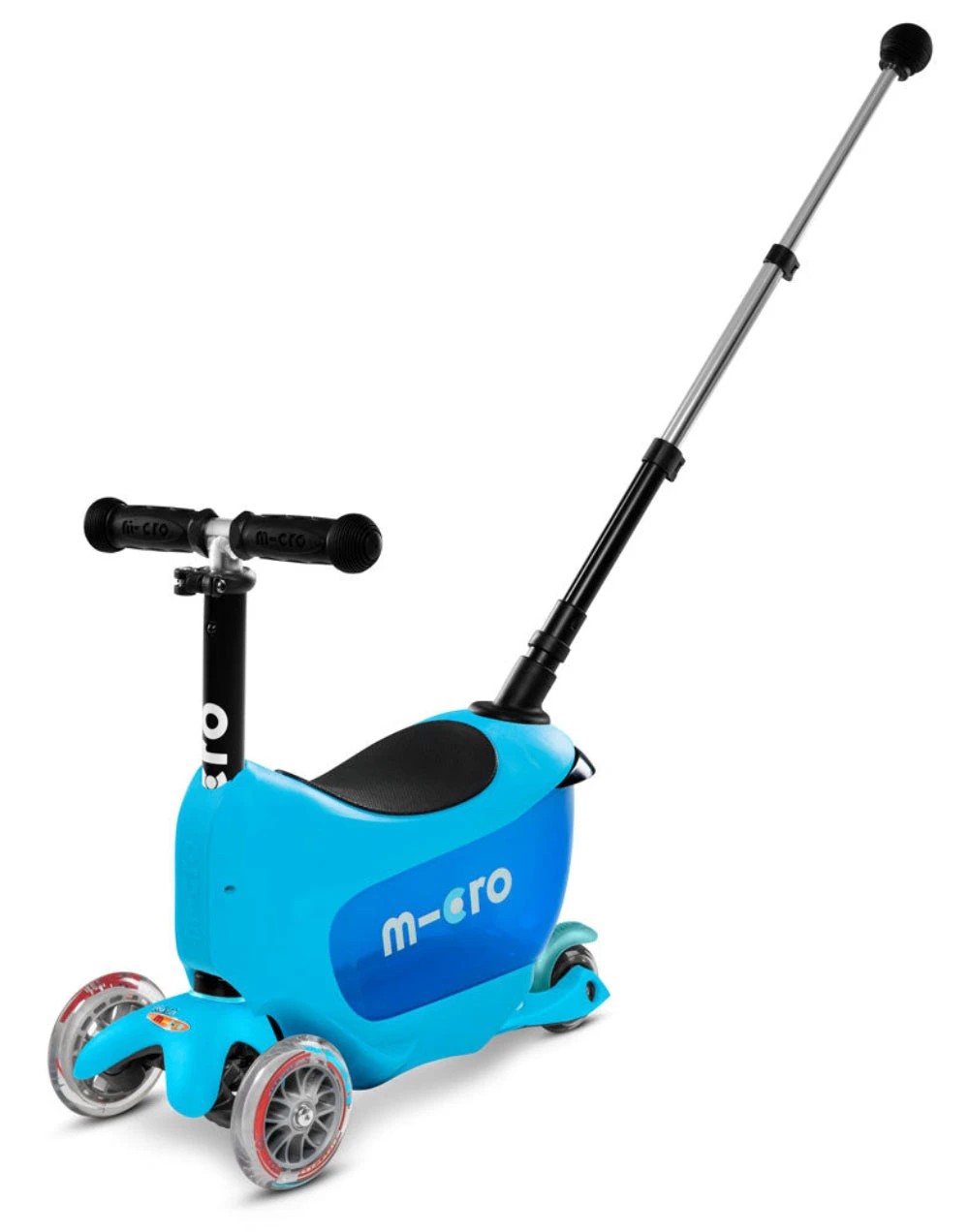 1 Micro Mini2Go Deluxe Plus 3 Wheel Scooter - Blue, 1 of 5