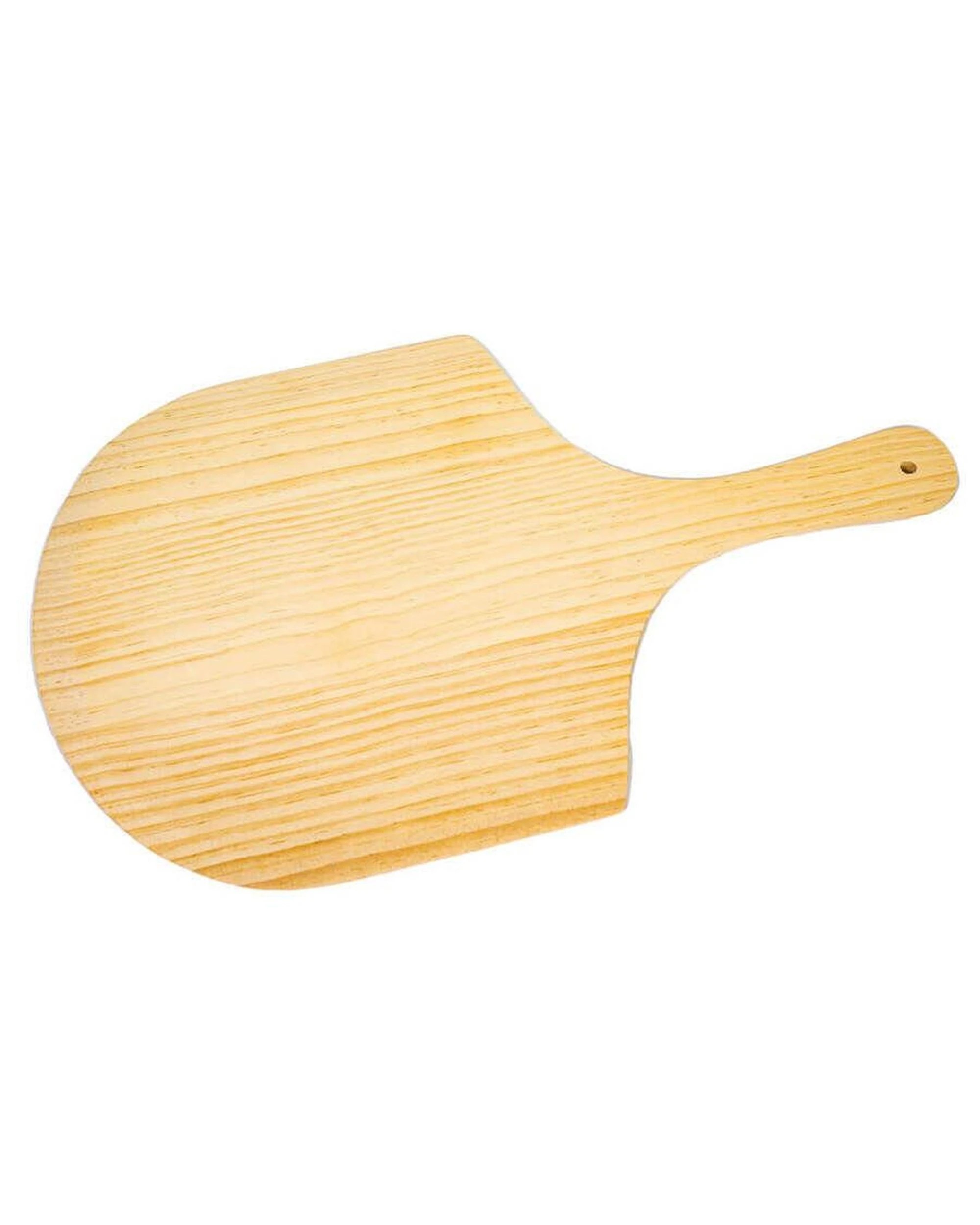 6 Flaming Coals Wooden Pizza Peel x 2 + Pizza Cutter, 6 of 8