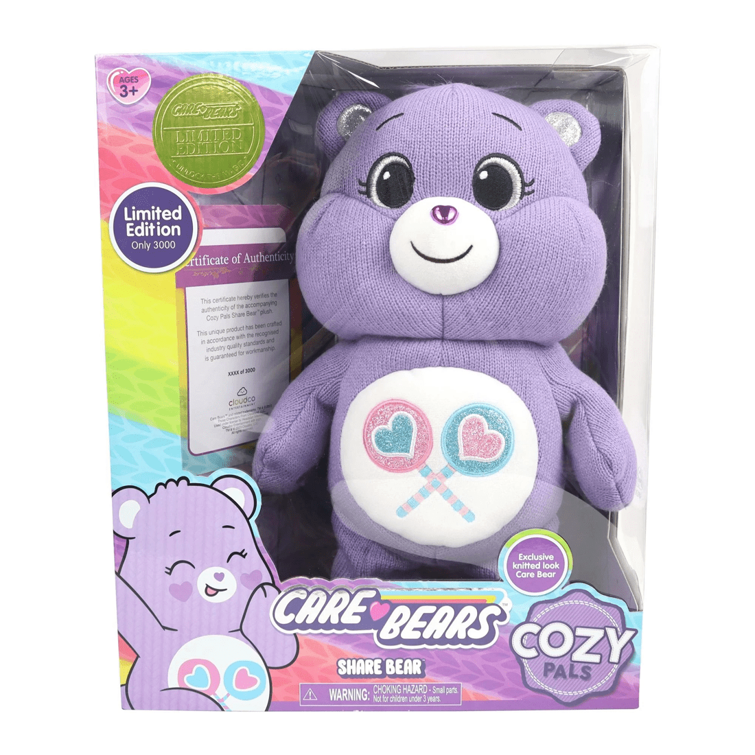 7 Care Bears Limited Edition Cozy Pals - Assorted* - Multi, 7 of 7