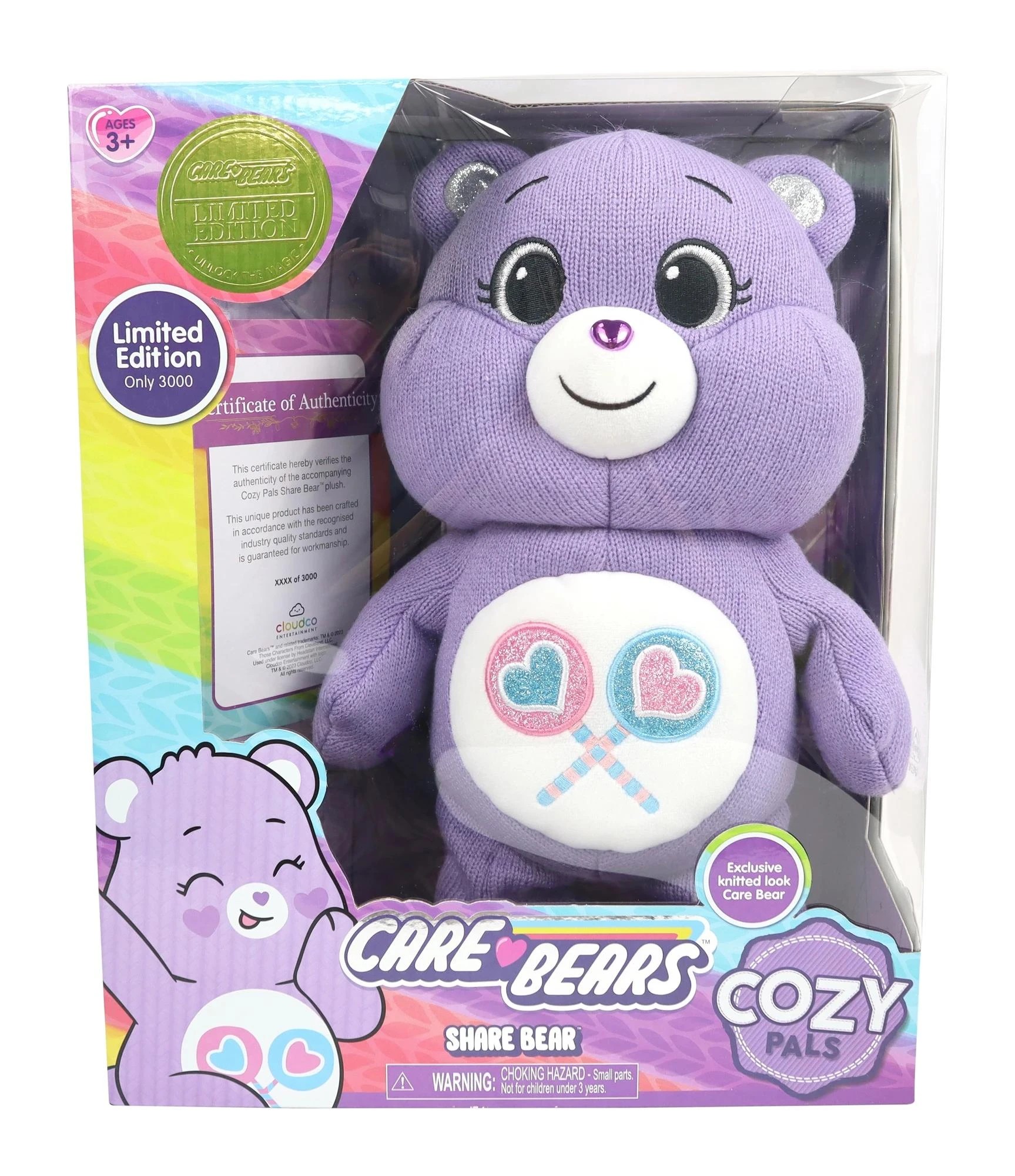 7 Care Bears Limited Edition Cozy Pals - Assorted* - Multi, 7 of 7