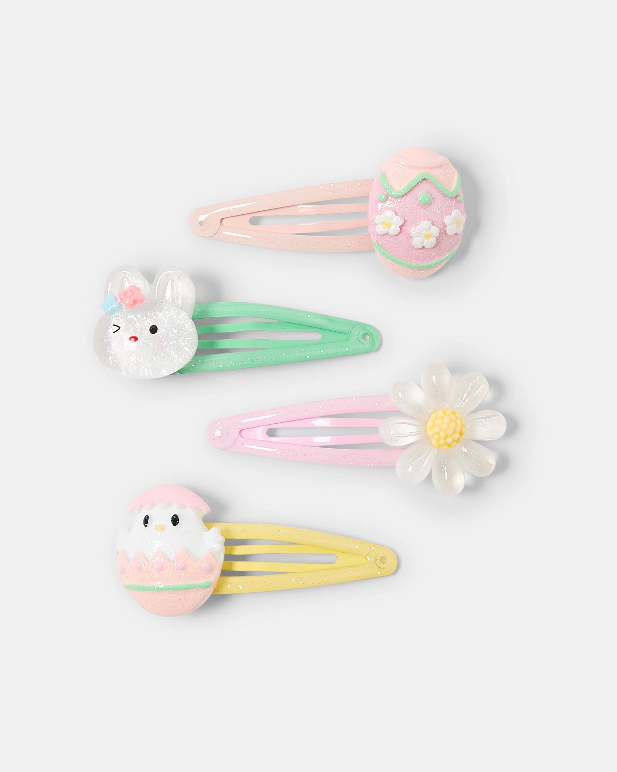 1 4 Pack Easter Snap Hair Clips, 1 of 3
