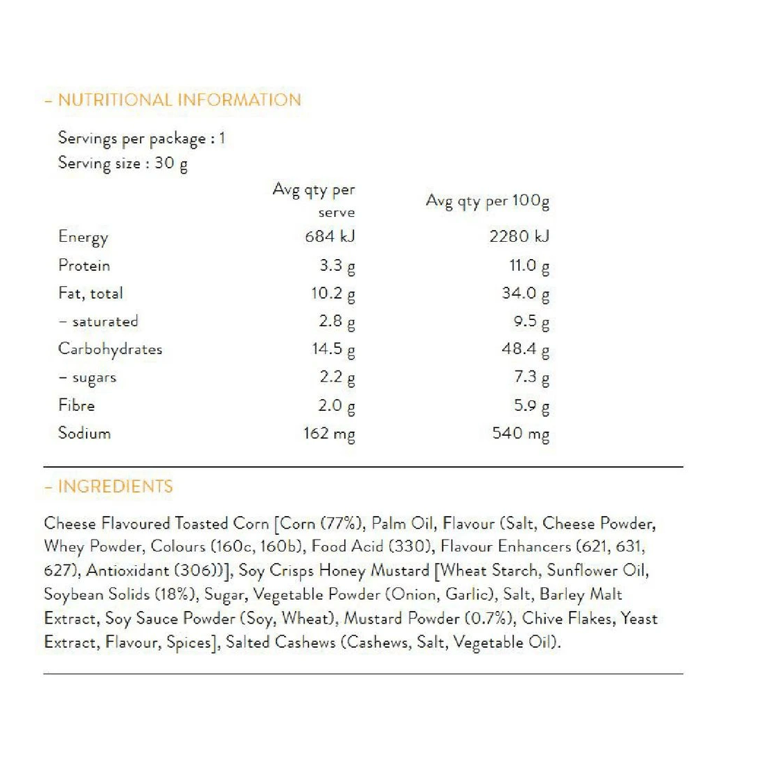 2 J.C.'s Quality Foods Rancho Mix Snack Pack 30g, 2 of 2