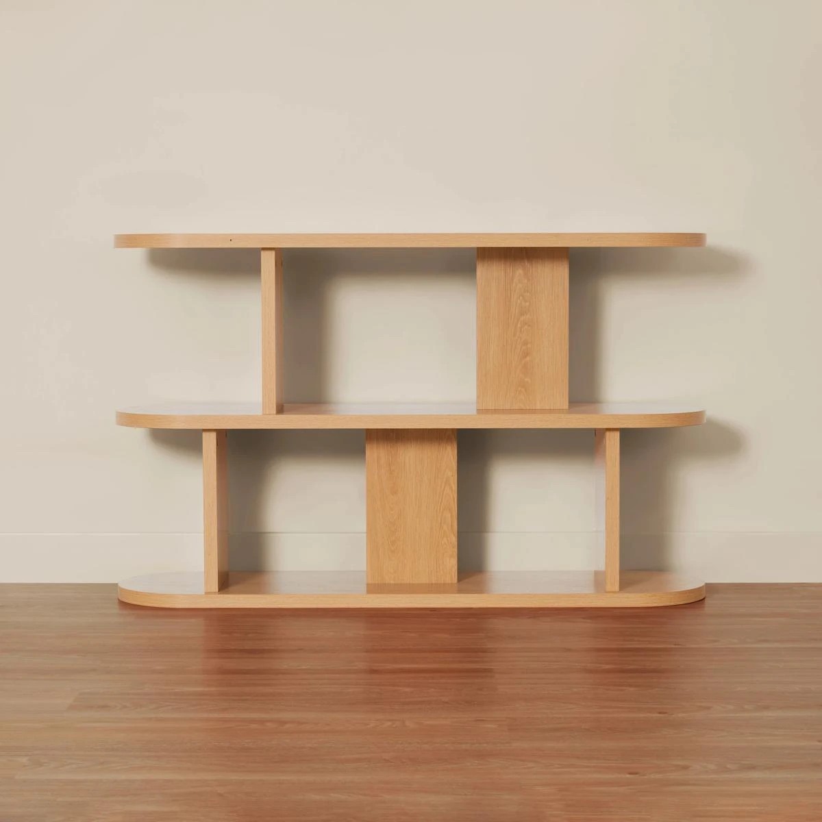 3 3 Tier Bookshelf - Oak, 3 of 7