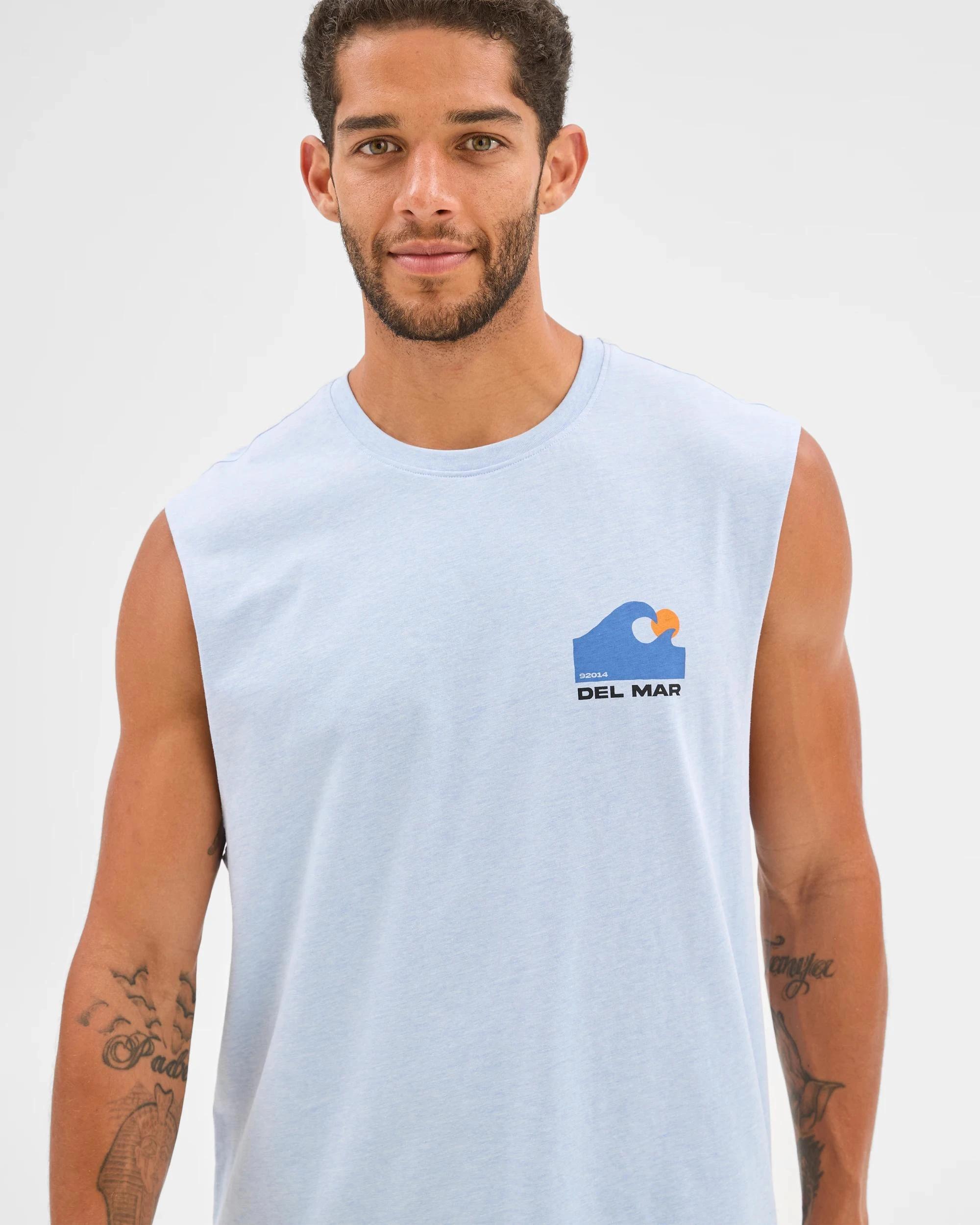 3 Target Australian Cotton Tank Top BLUE, 3 of 5