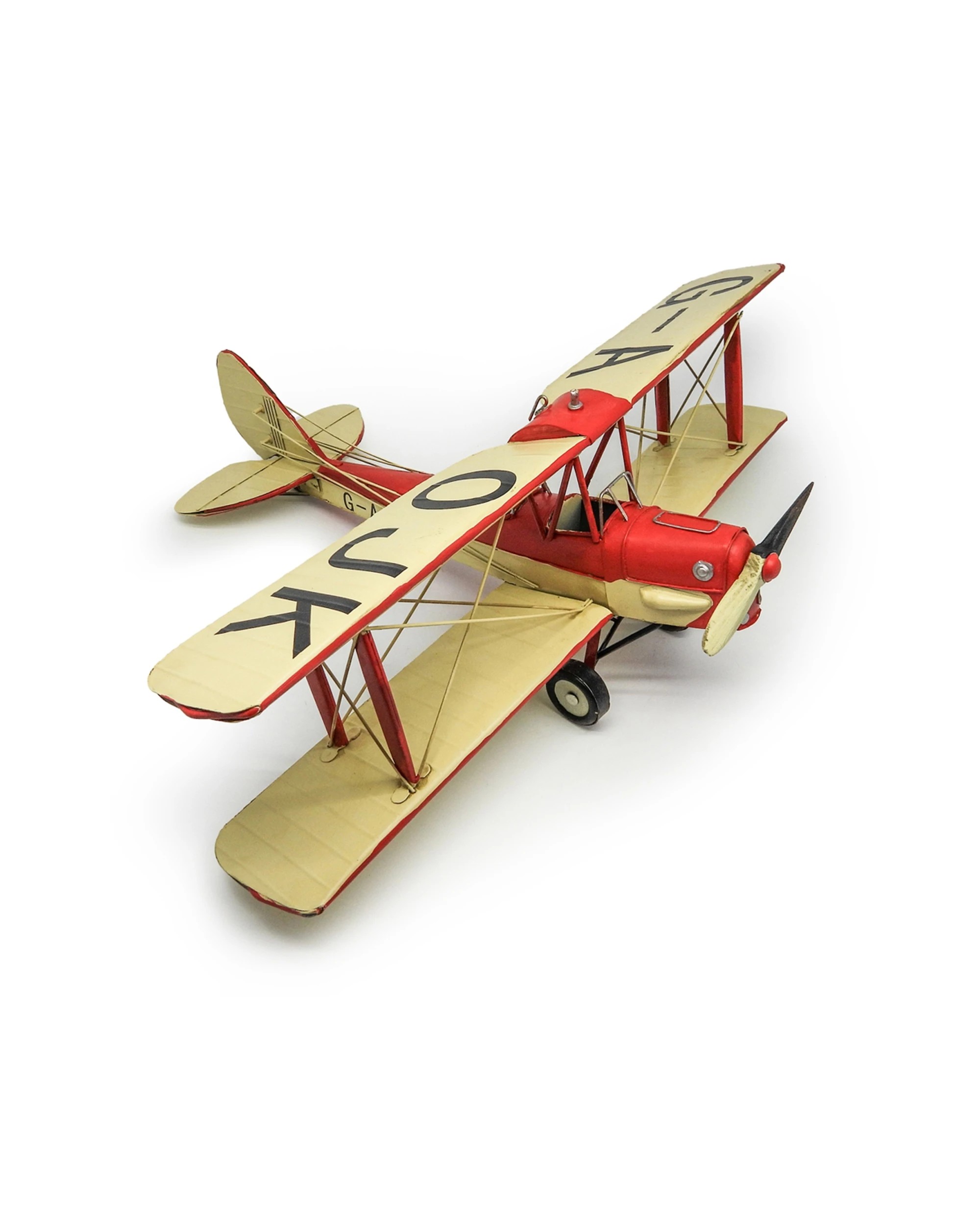 2 Boyle Metal Ornament Home Decor Collectible Tiger Moth Plane 50x48x18.5cm - Multi, 2 of 7