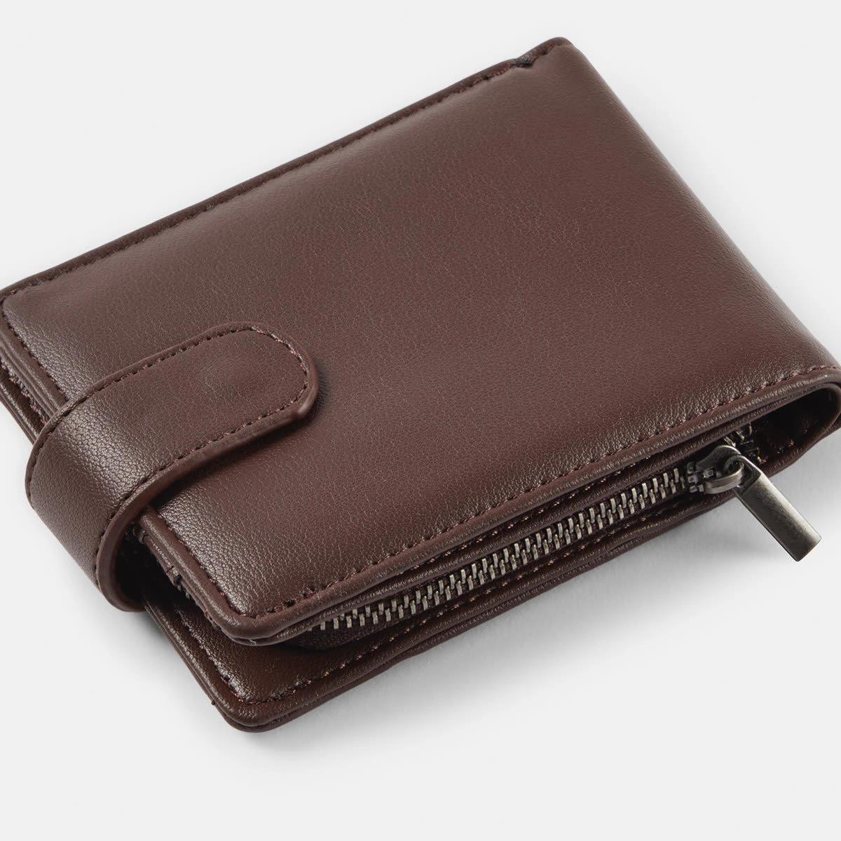 4 Wallet with Tab Chocolate, 4 of 5