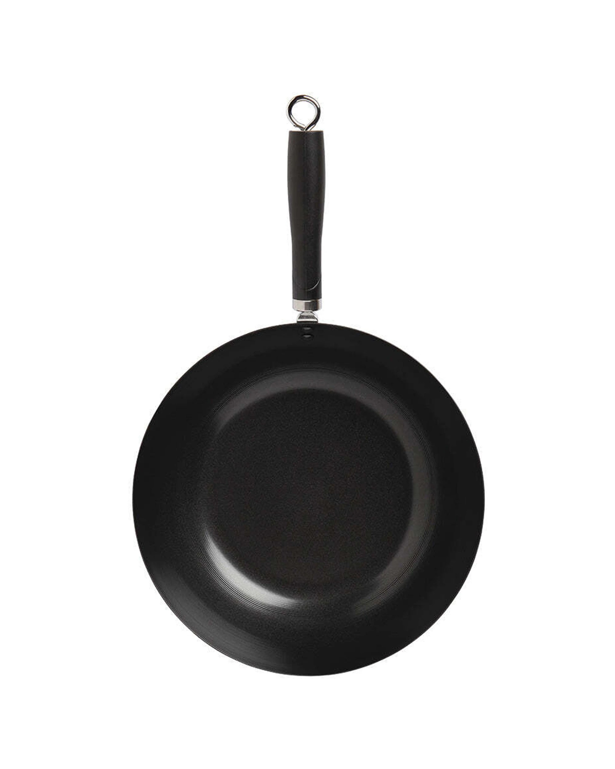 2 Wiltshire Soho Non Stick Carbon Steel Wok Kitchen Stovetop Pan Black 30cm
 - Black, 2 of 3