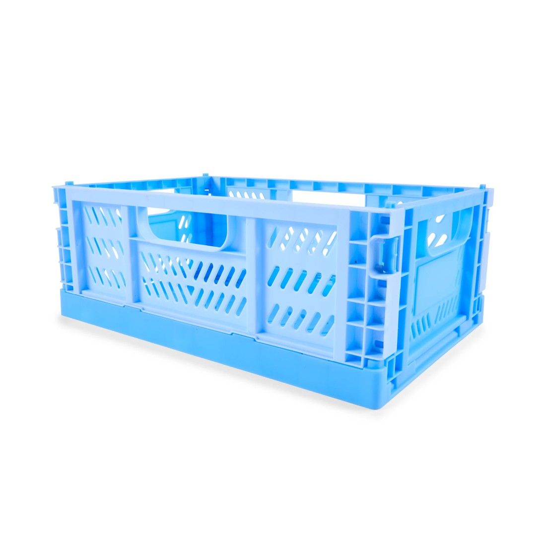 10 5L Collapsible Crate - Small, Blue, 10 of 10