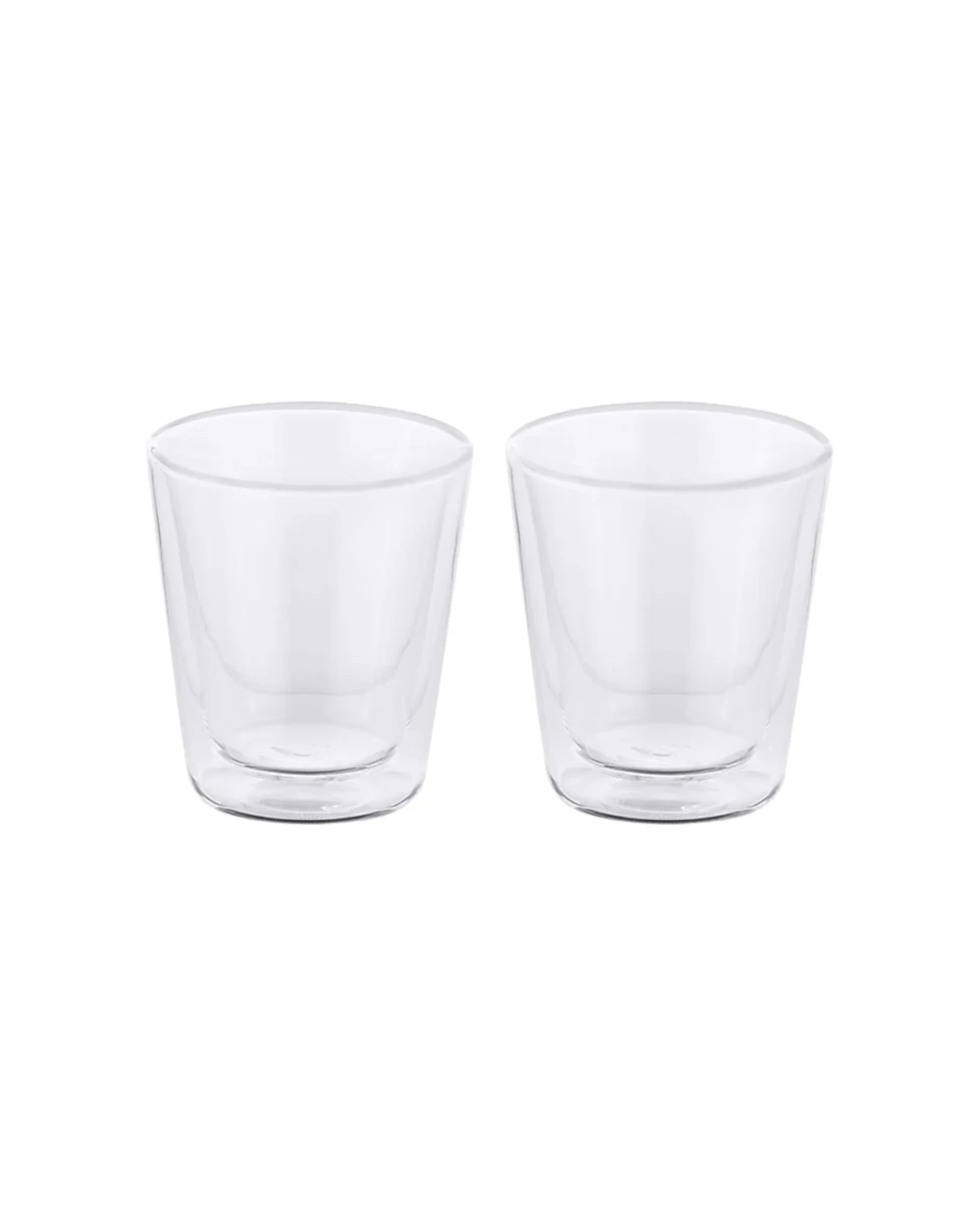 2 Maxwell & Williams 2pc Blend Double Wall Conical Glass Cup Set 200ml
 - Plain, 2 of 3