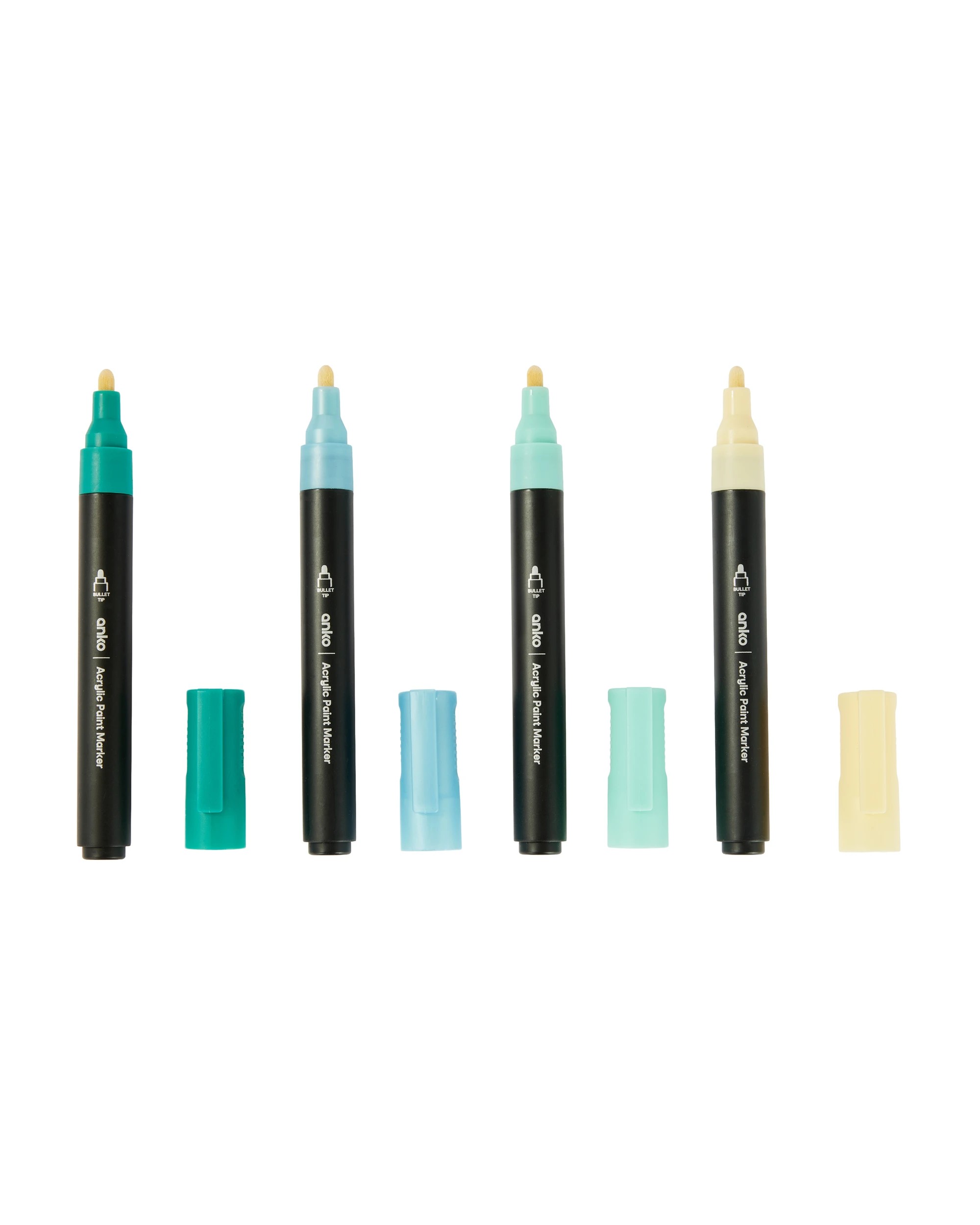 3 8 Pack Acrylic Paint Markers - Blue, 3 of 7