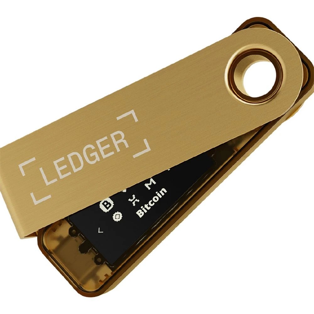 5 Ledger Nano S Plus Crypto Wallet Gold, 5 of 5
