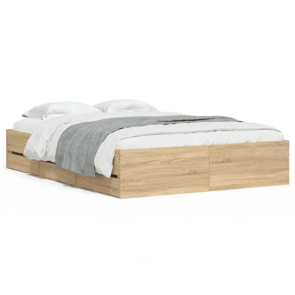 1 Vidaxl Bed - Brown, 1 of 9