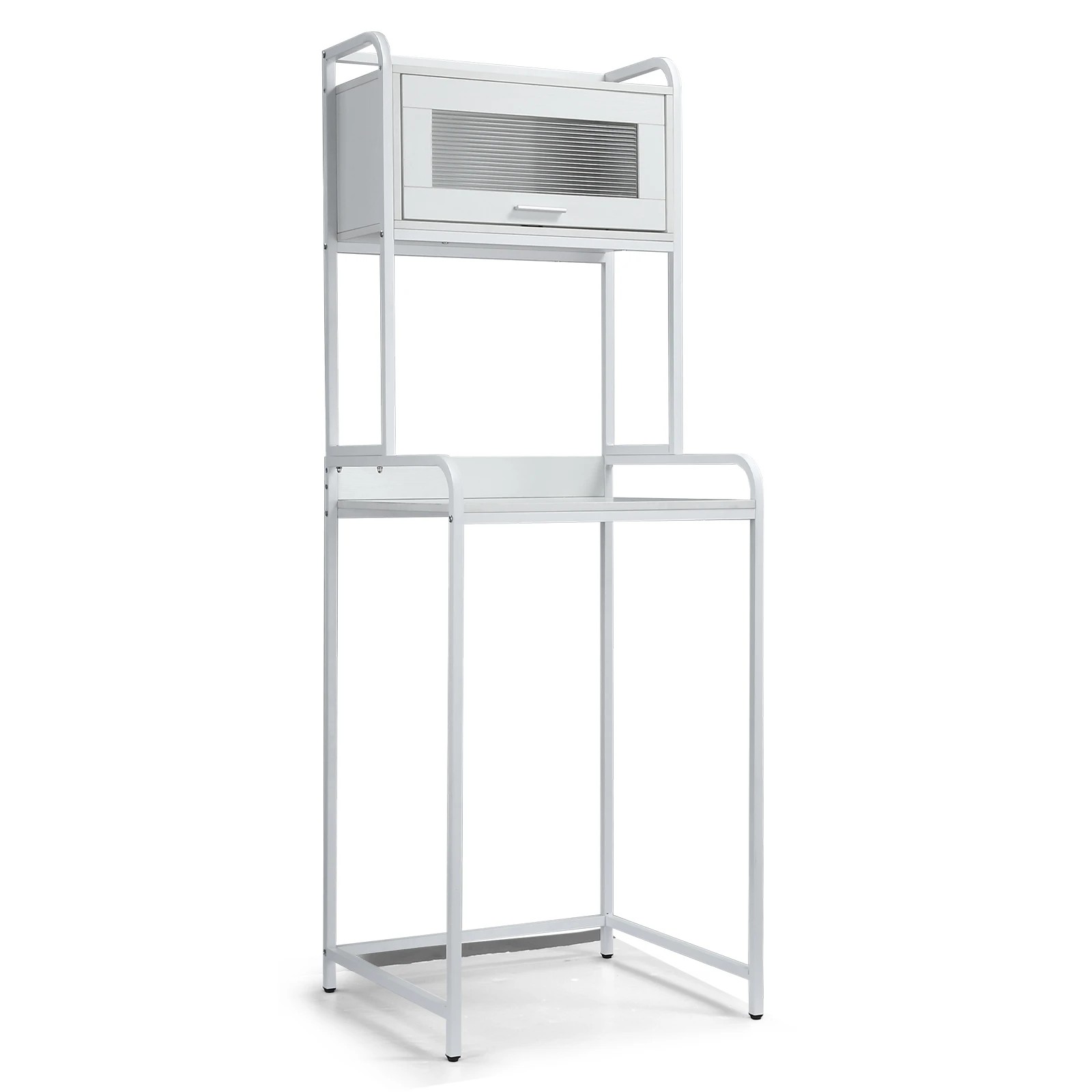 3 LUXSUITE Toilet Shelf Freestanding Organiser Storage Cabinet, 3 of 10